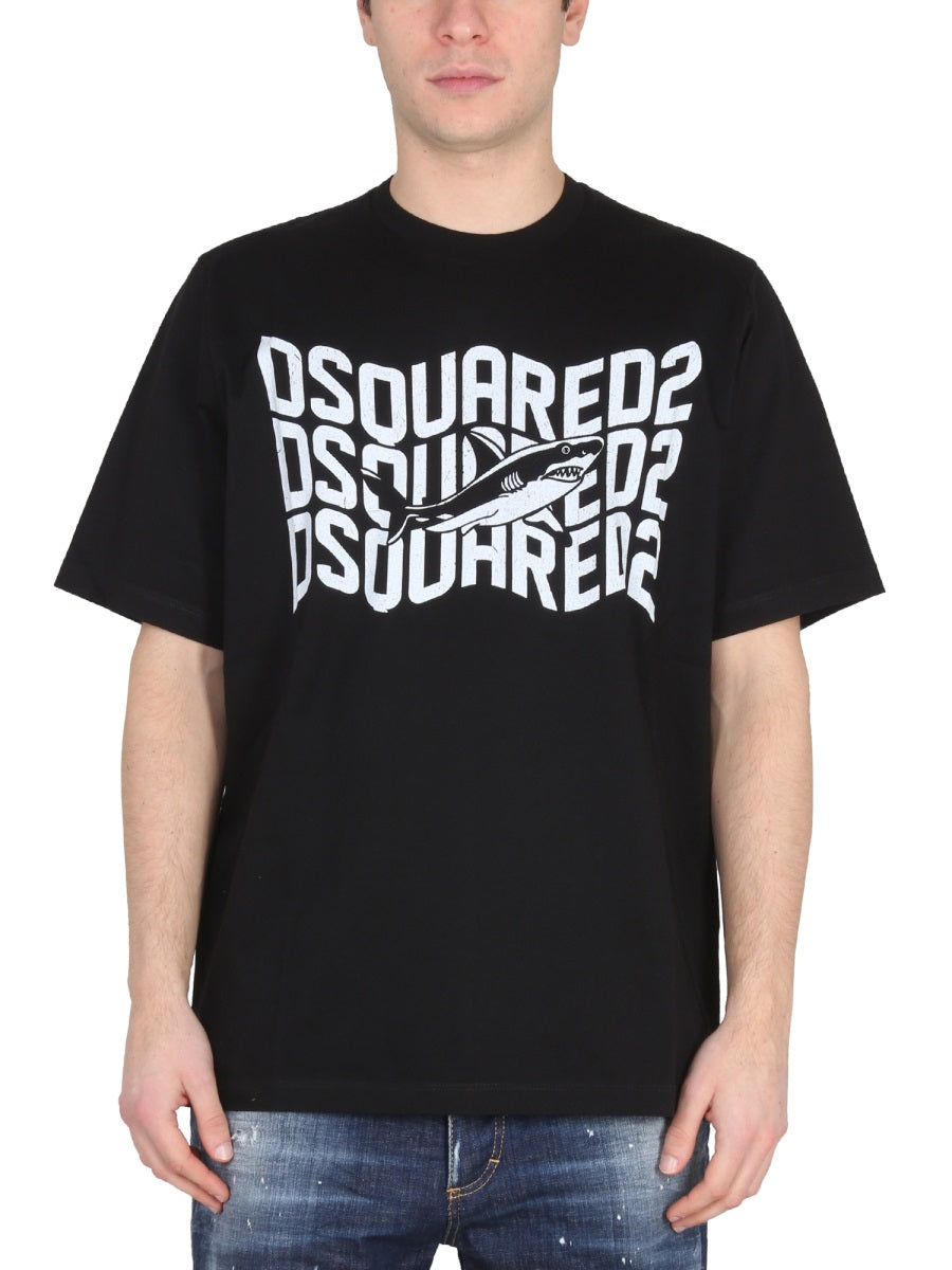 DSQUARED2 Logo Print T-Shirt - Size 10