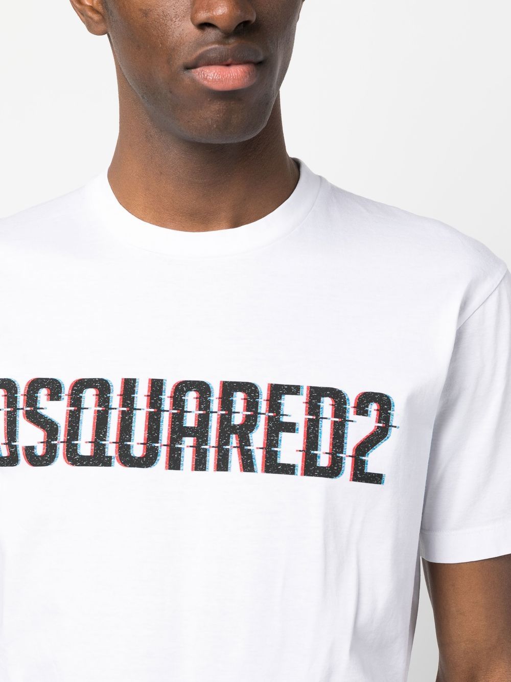 DSQUARED2 Classic Logo Printed Cotton T-Shirt