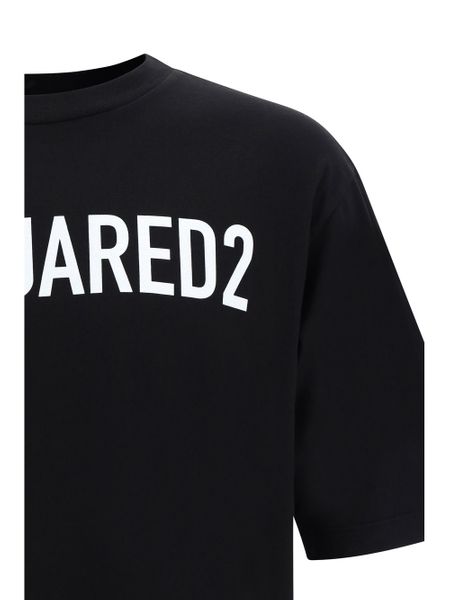 DSQUARED2 Classic Logo Crewneck Tee for Men