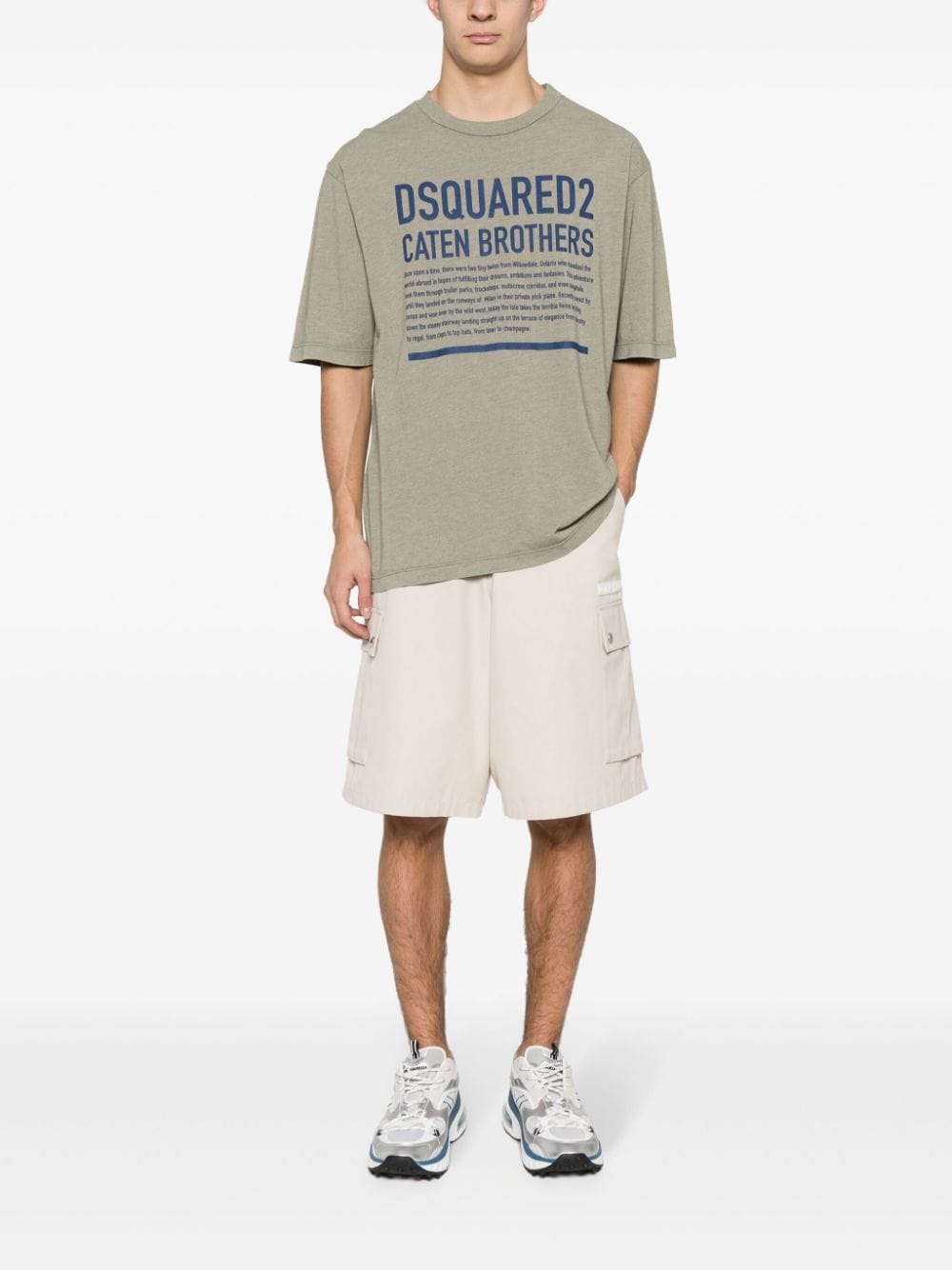 DSQUARED2 Loose Fit Tee for Men - Spring/Summer 2024