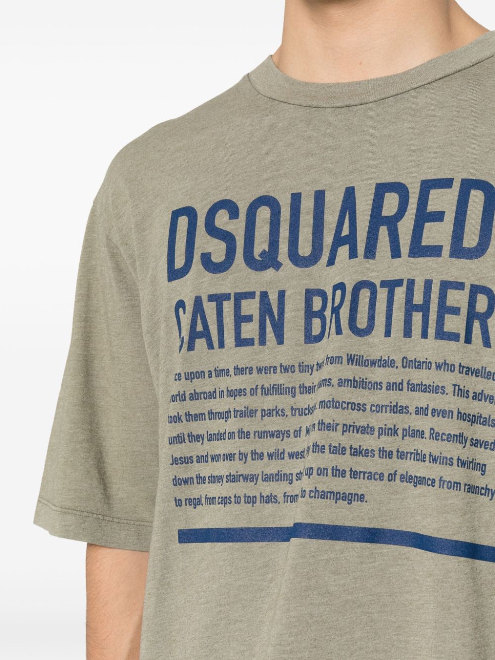 DSQUARED2 Loose Fit Tee for Men - Spring/Summer 2024