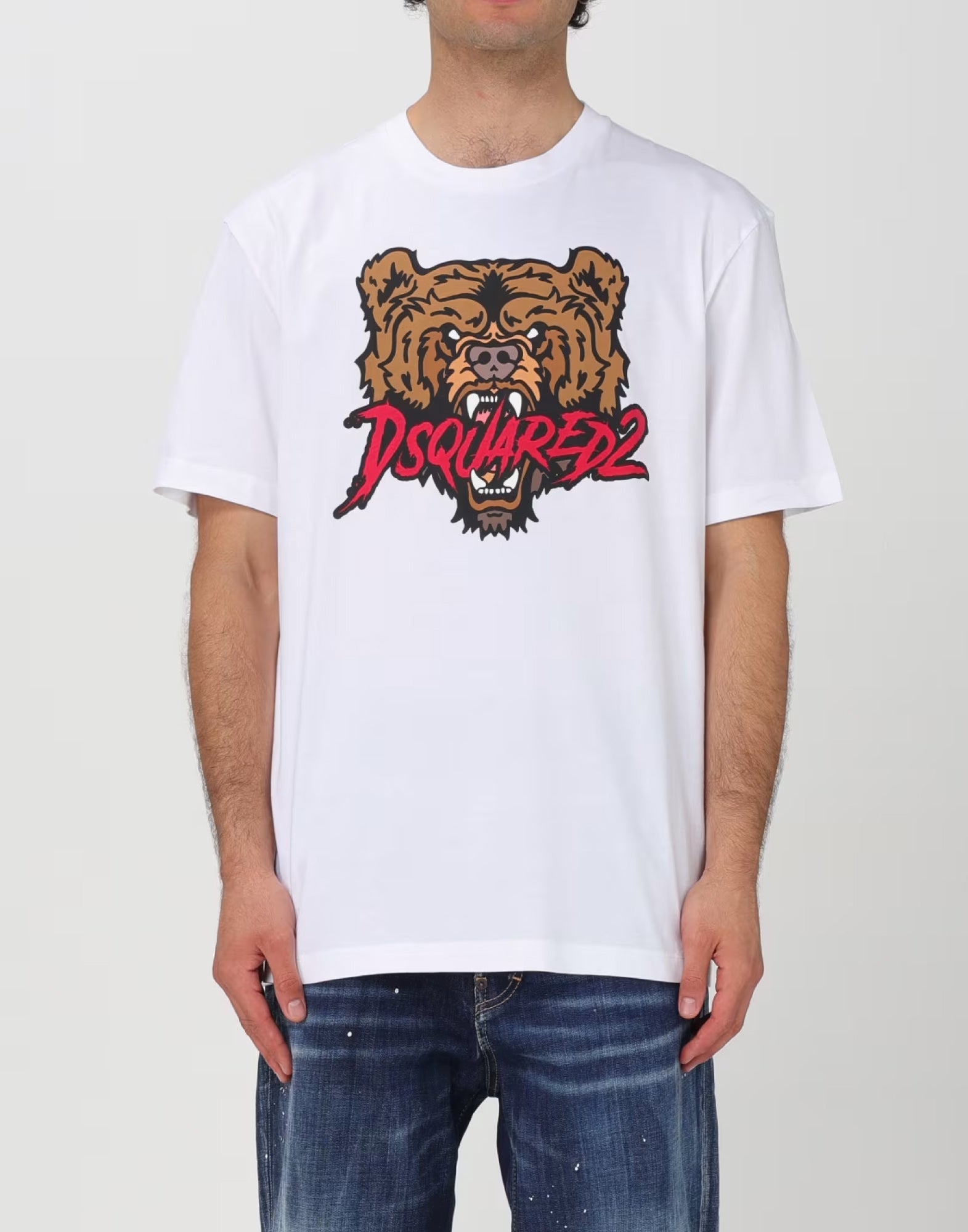 DSQUARED2 Bear Logo Regular Fit T-Shirt