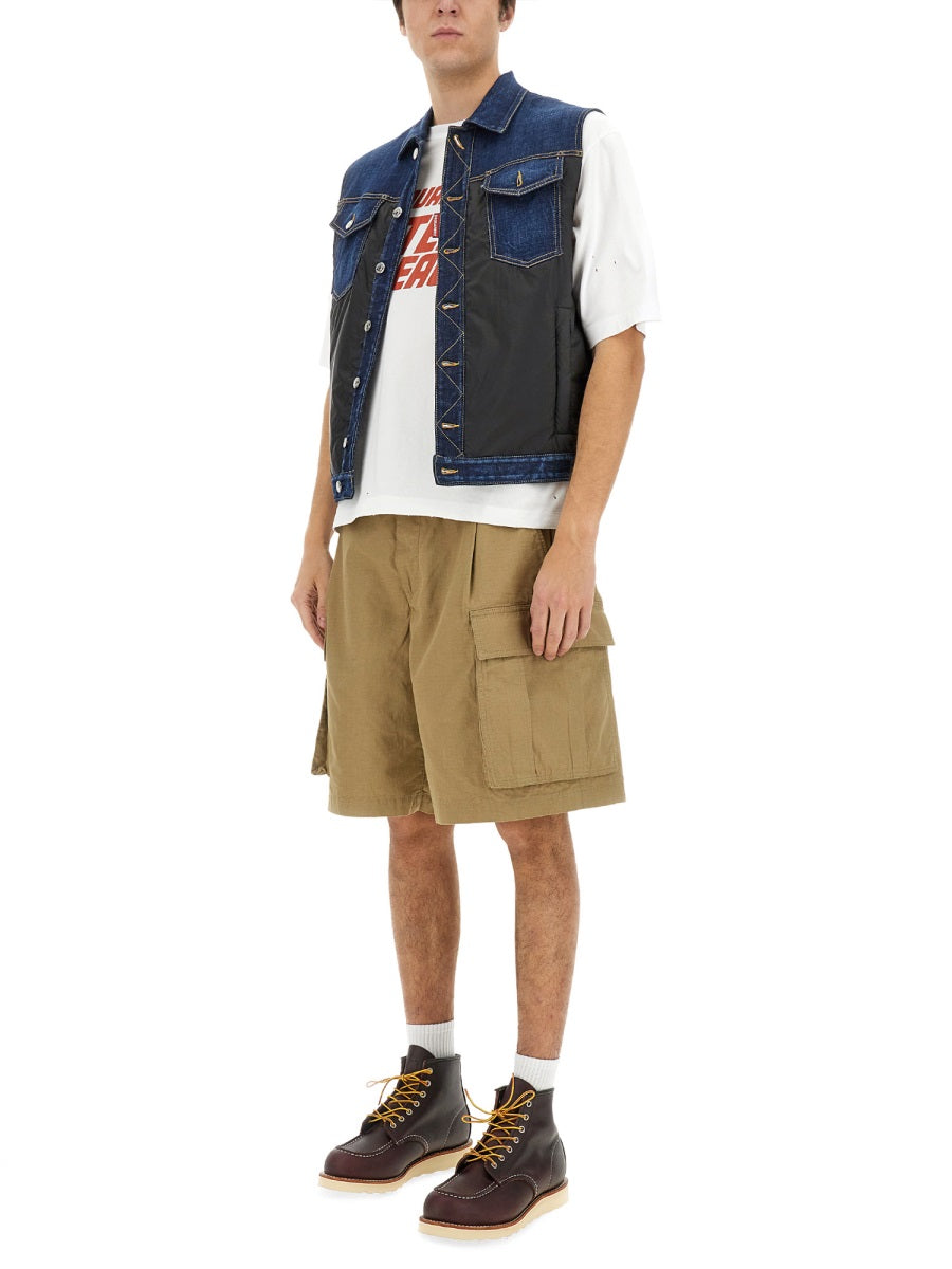 DSQUARED2 Classic Men's Printed T-Shirt - Size L