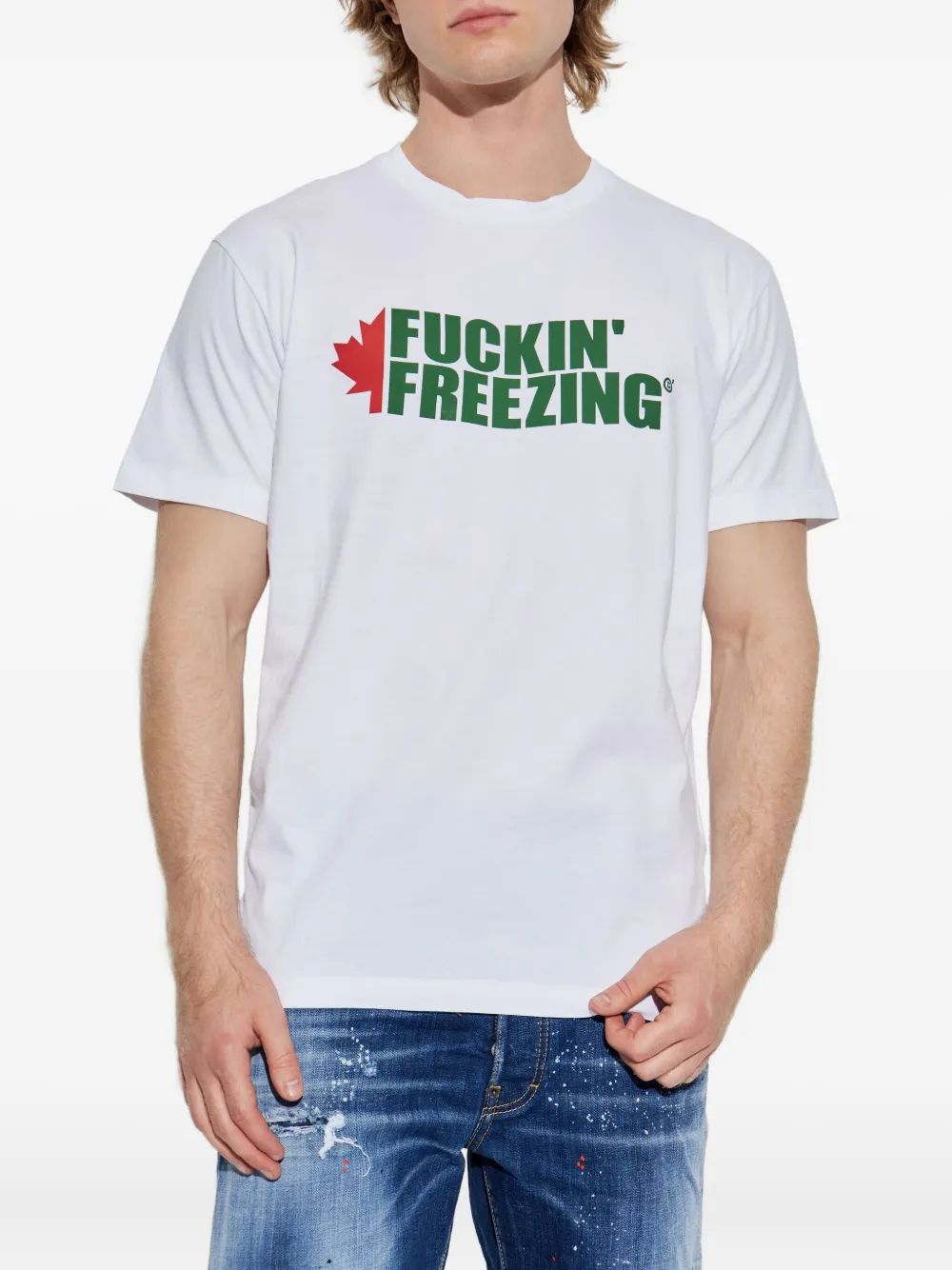 DSQUARED2 Designer Cotton T-Shirt for Men - Fall/Winter 2025