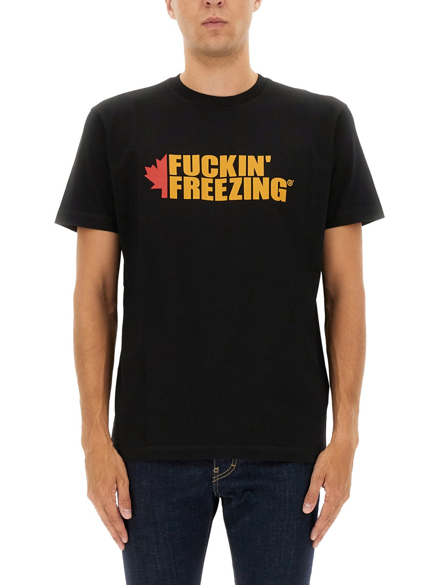 DSQUARED Graphic T-Shirt for Men - Size L