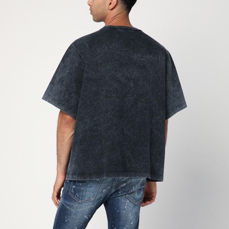 DSQUARED2 Washed Grey Logo T-Shirt - Men’s Wide Fit