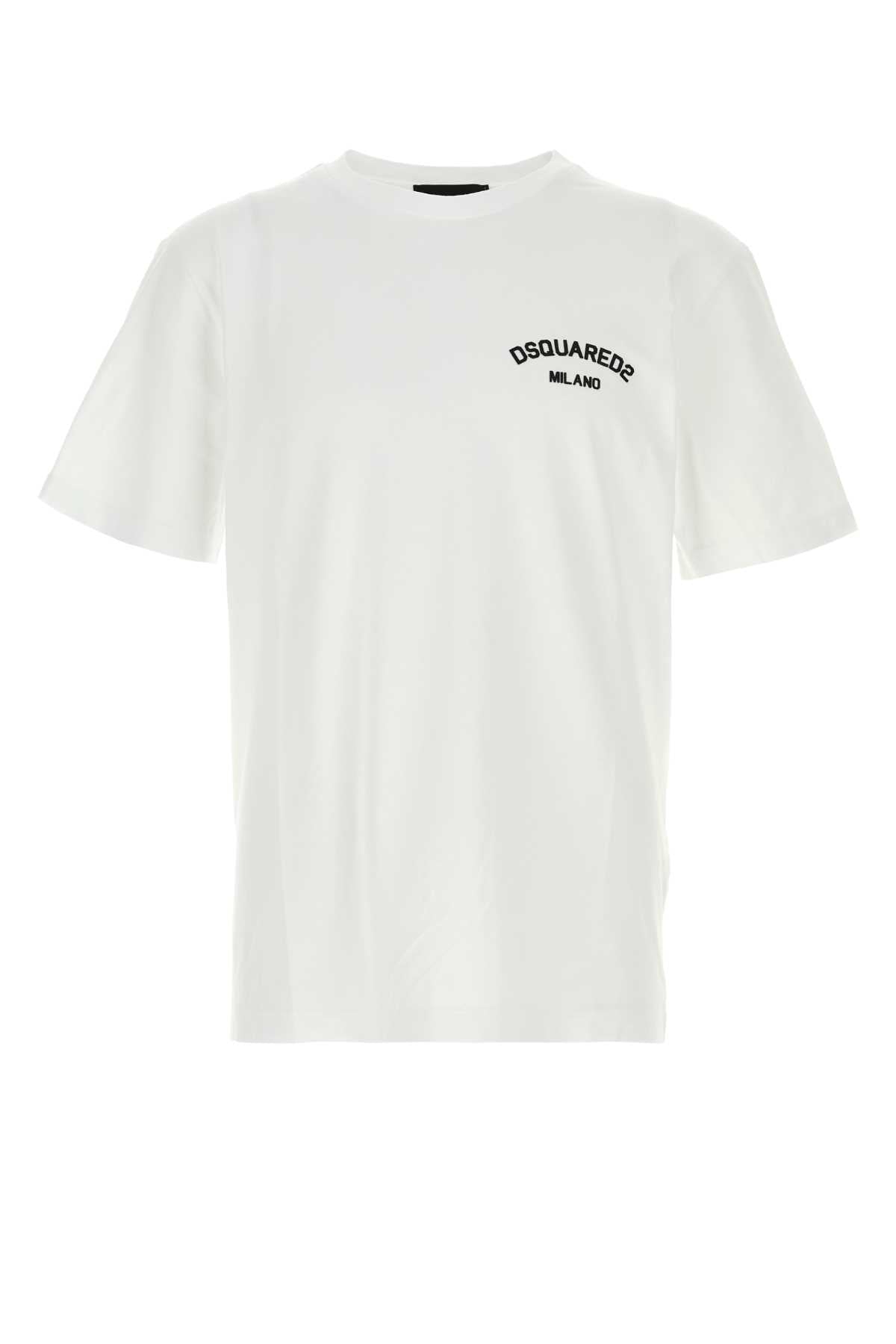 DSQUARED2 Logo Crew Neck T-Shirt for Men - FW25 Collection