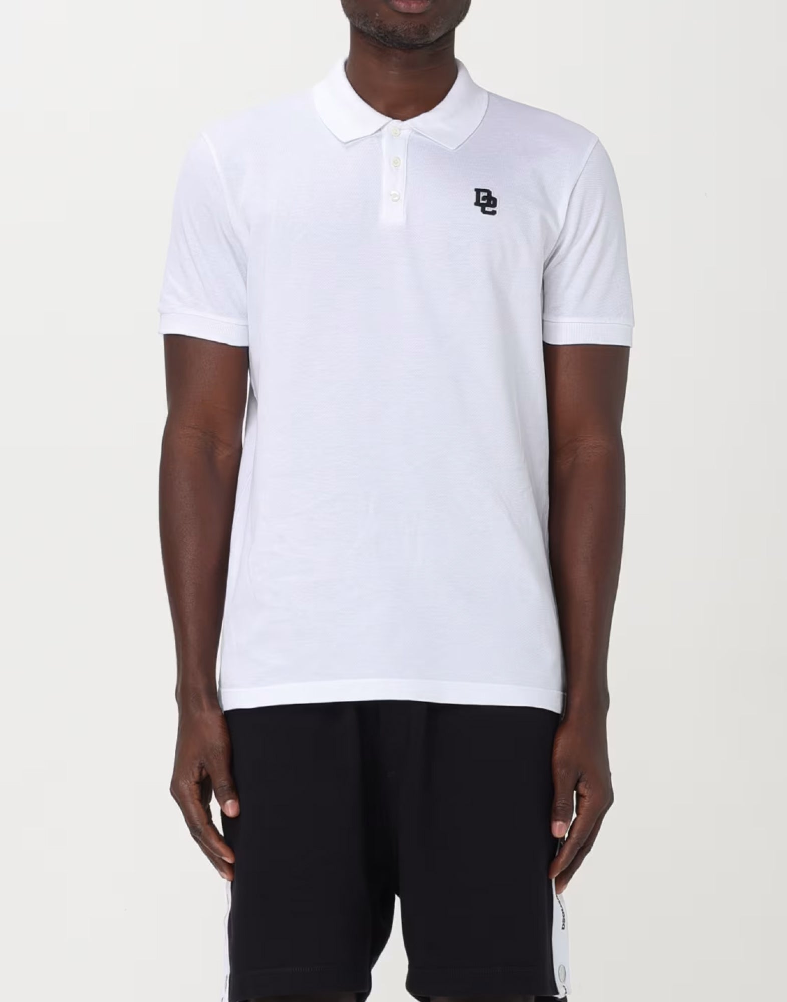 DSQUARED2 Men's Tennis Fit D2 Logo Polo Shirt