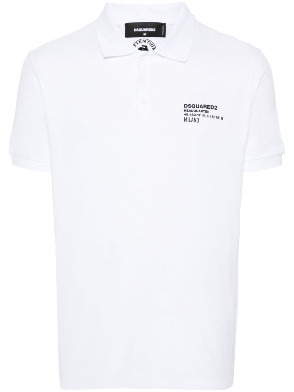 DSQUARED2 Logo Cotton Polo Shirt