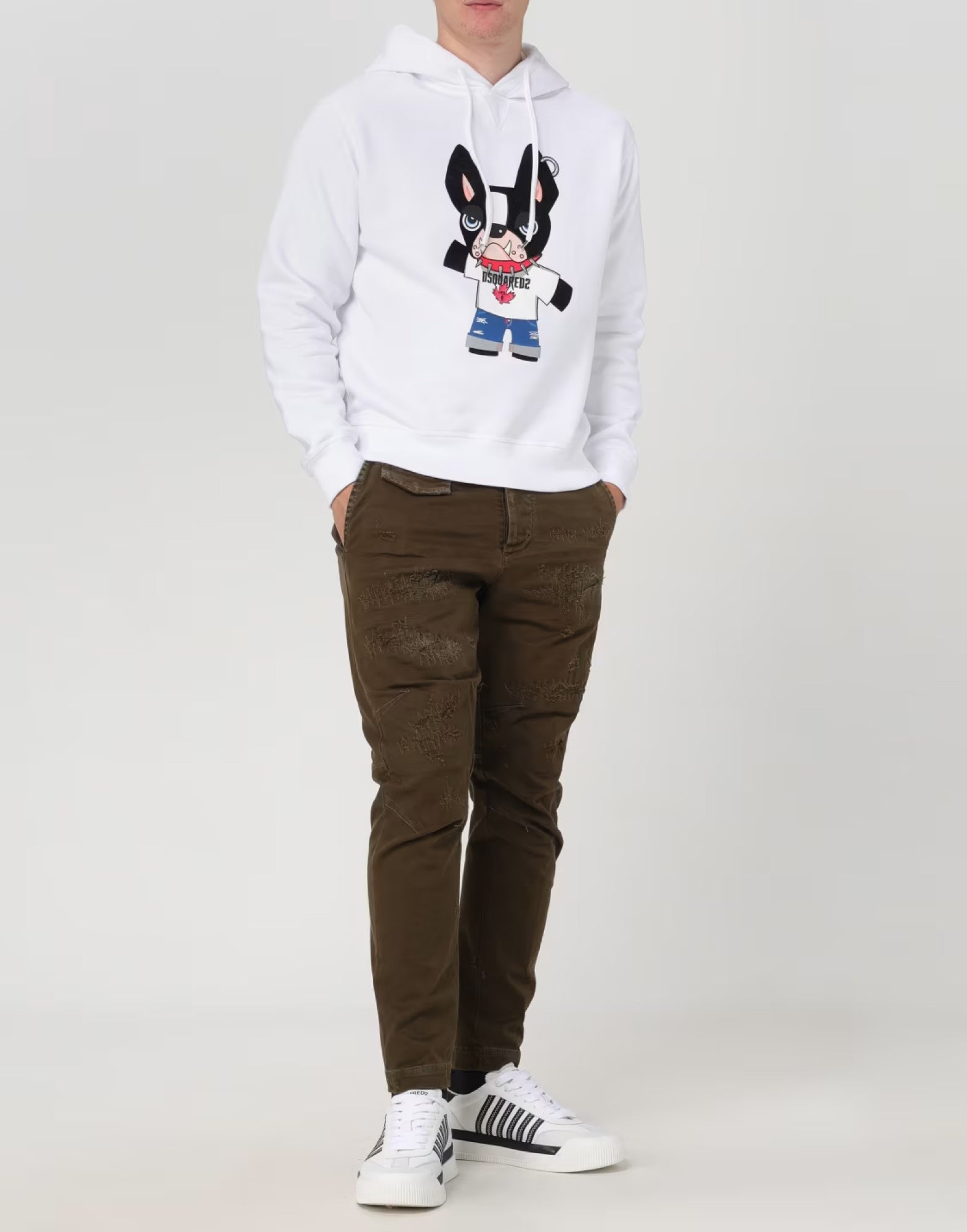 DSQUARED2 Cool Fit Logo Hoodie - Long Sleeve