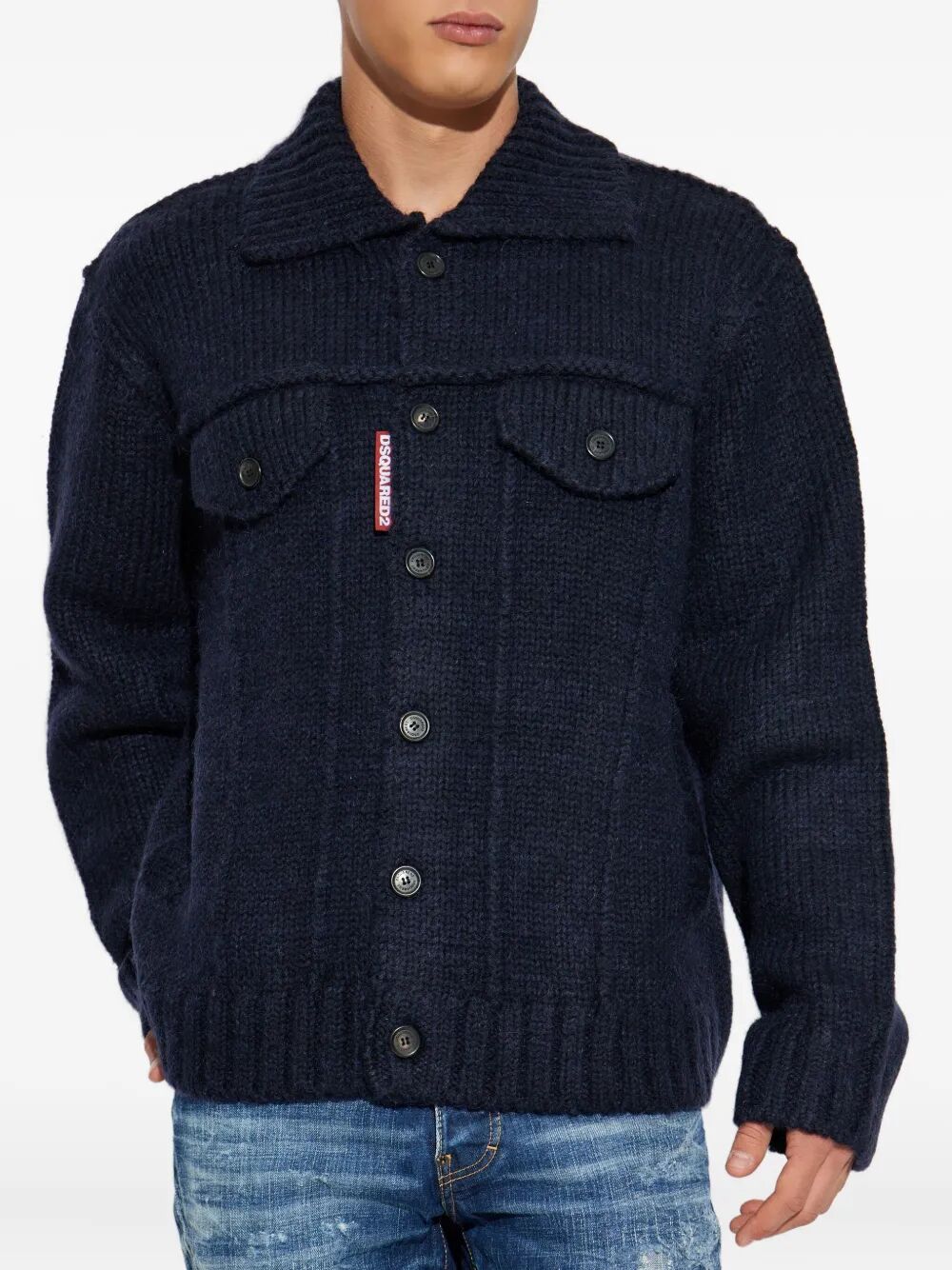DSQUARED2 Knit Jean Jacket for Men - Autumn/Winter 2025