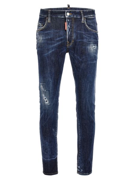 DSQUARED2 Premium Cotton Logo Jeans - Modern Fit