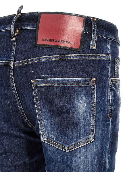 DSQUARED2 Premium Cotton Logo Jeans - Modern Fit