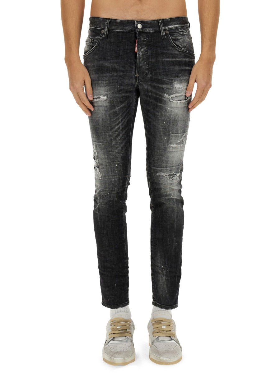 DSQUARED2 Rocky Mountains Wash Skater Jeans - Size 48 IT