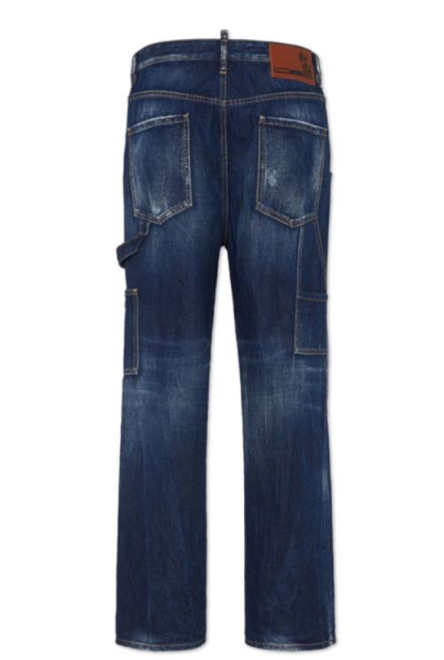 DSQUARED2 Comfortable 100% Cotton Straight Leg Trousers for Men