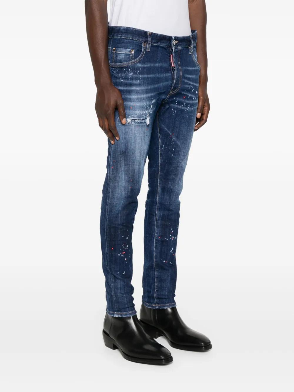 DSQUARED2 Men's Stretch Denim Skater Jeans