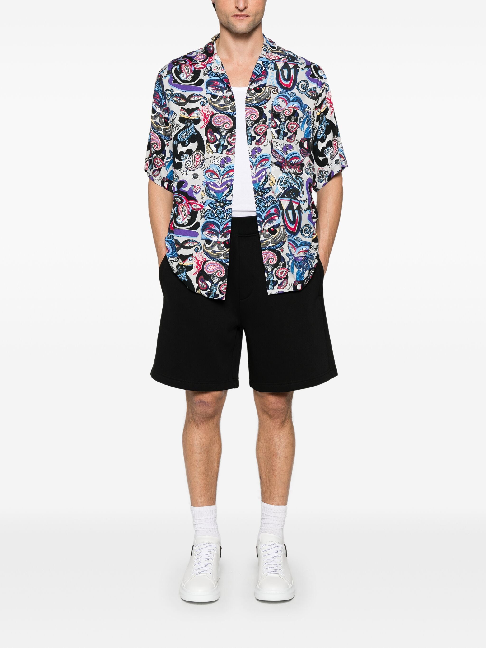 DSQUARED2 Relaxed Fit Stretch Cargo Shorts for Men