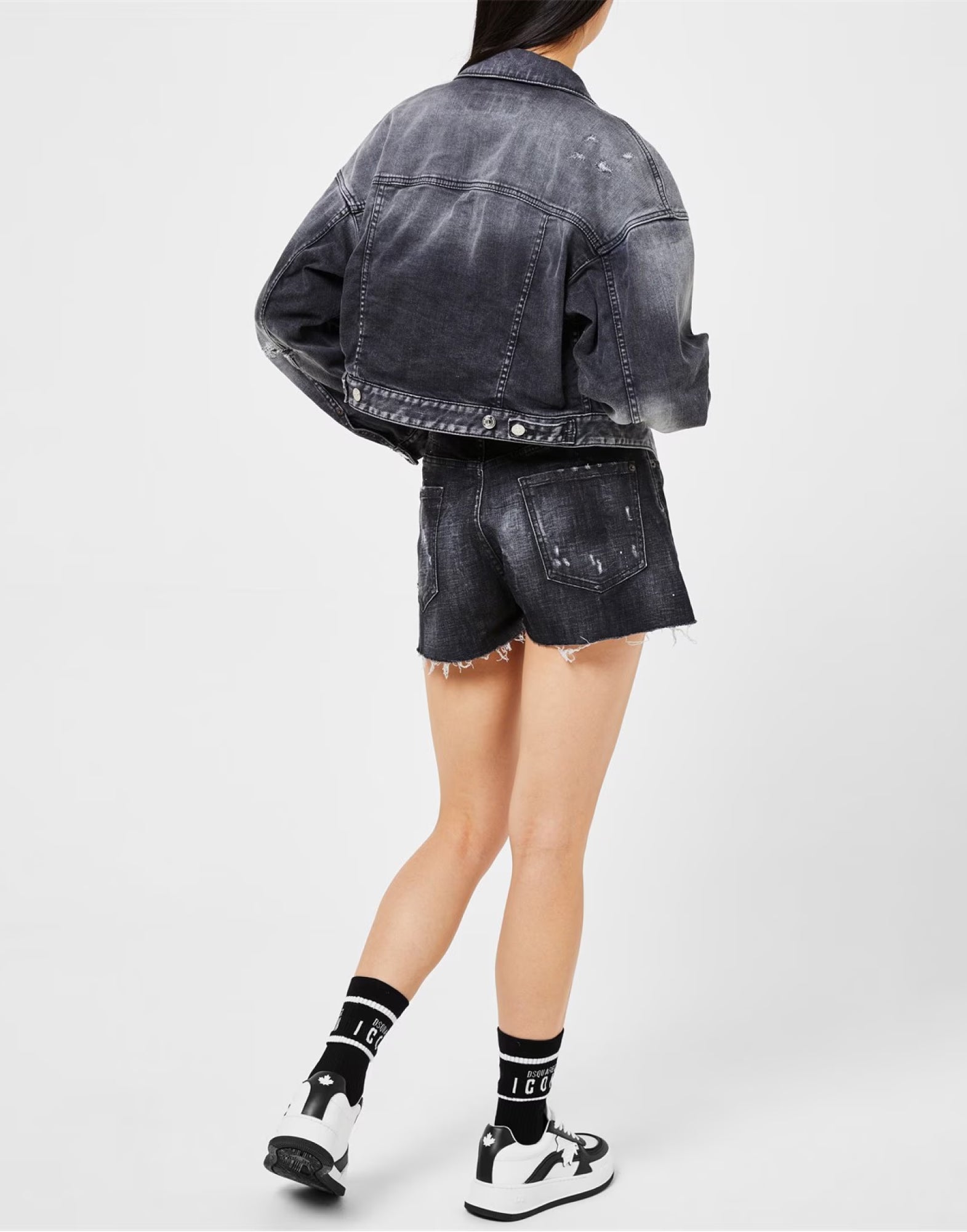 DSQUARED2 Raw Cut Jean Denim Jacket for Women - FW24 Collection