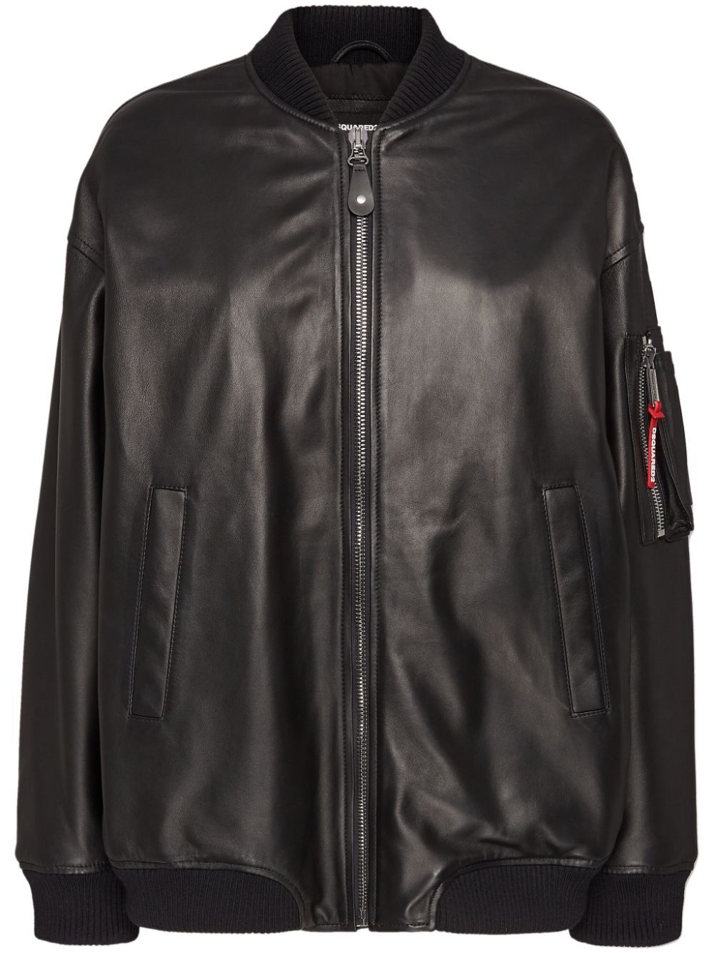 DSQUARED2 Oversized Vinyl Bomber Jacket for Women