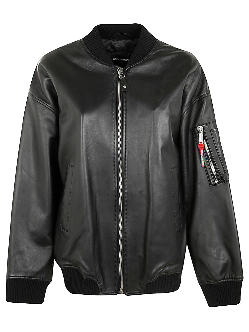 DSQUARED2 Oversized Vinyl Bomber Jacket for Women