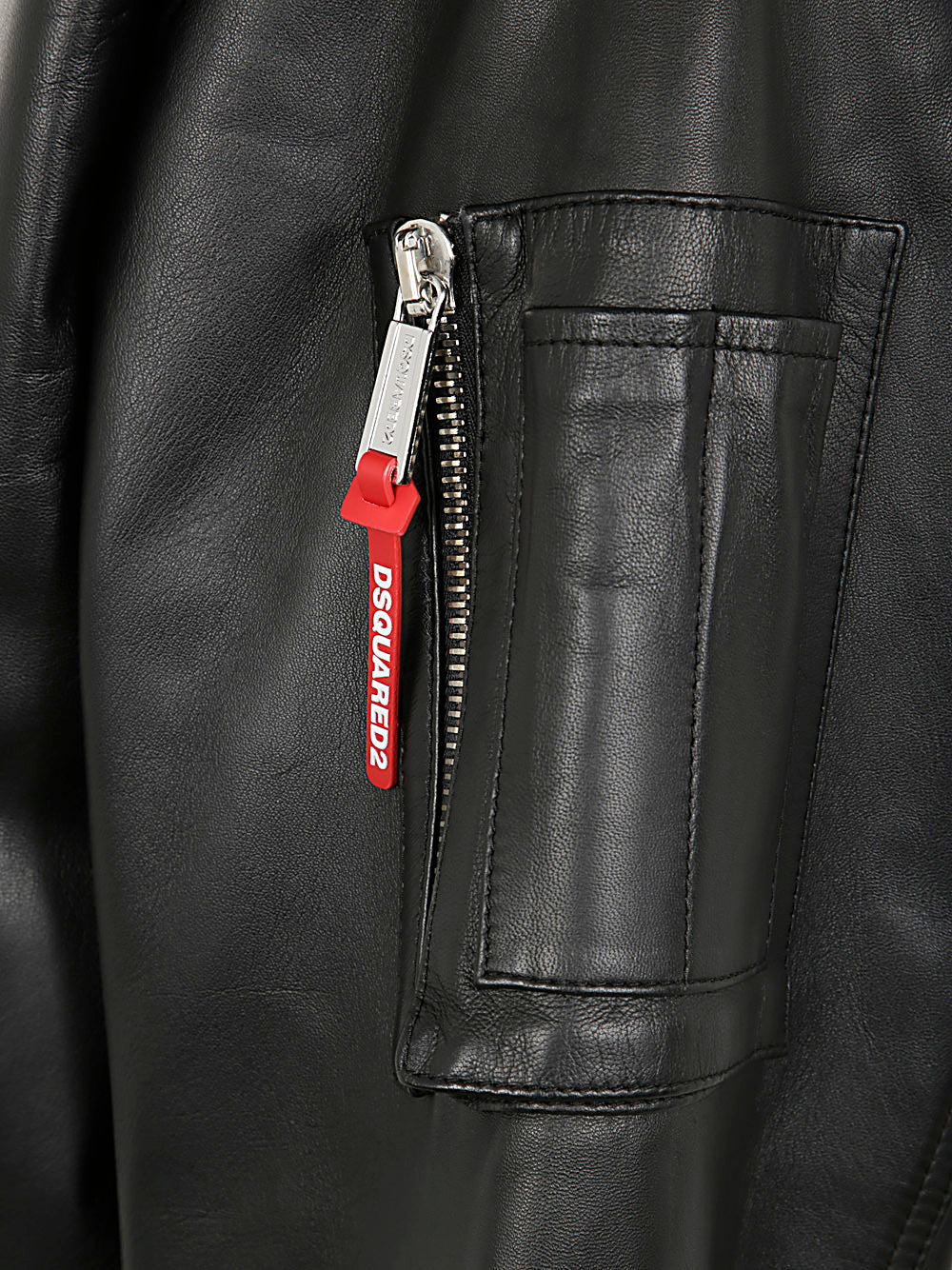 DSQUARED2 Oversized Vinyl Bomber Jacket for Women