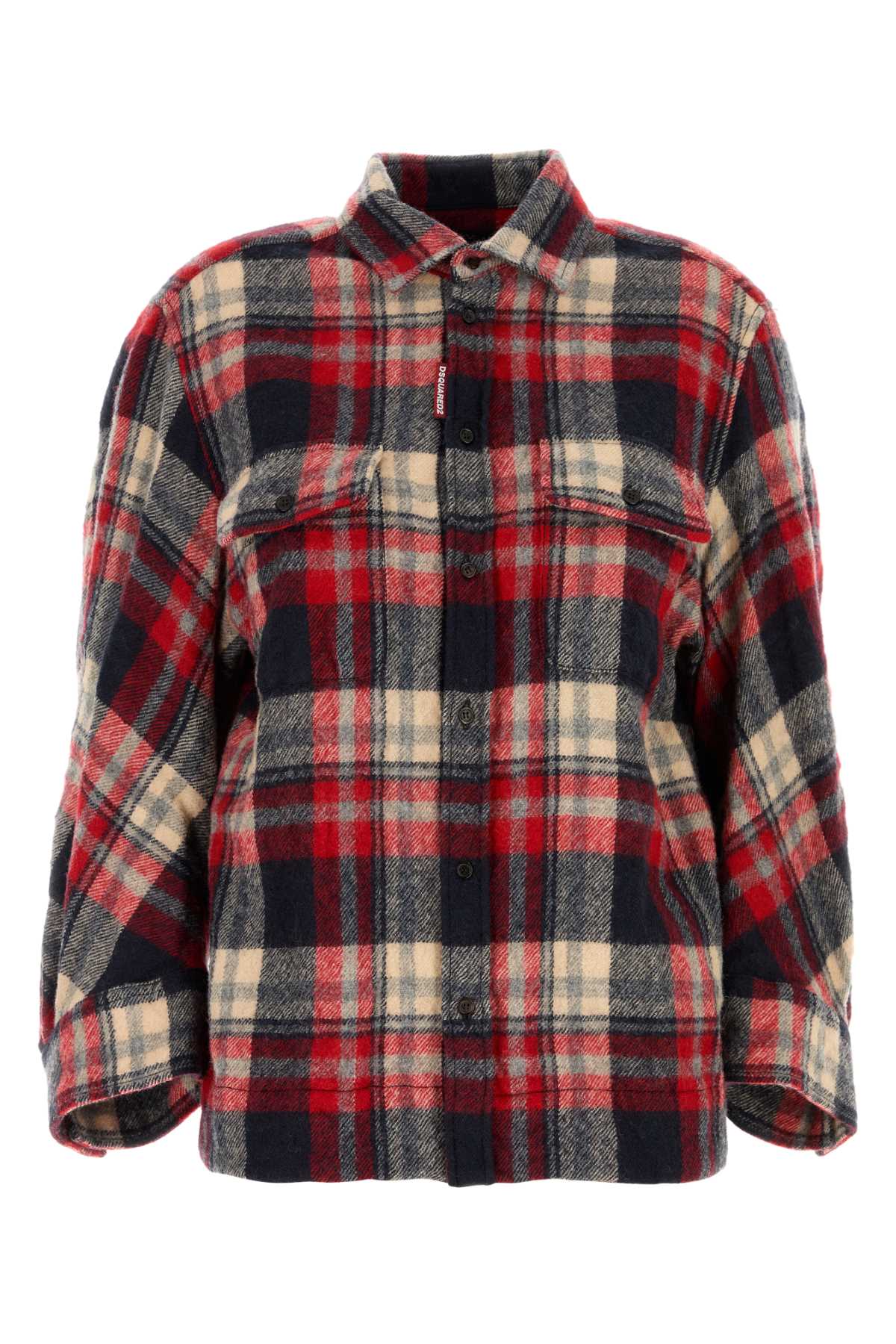 DSQUARED2 Embroidered Flannel Dean Shirt - Women's