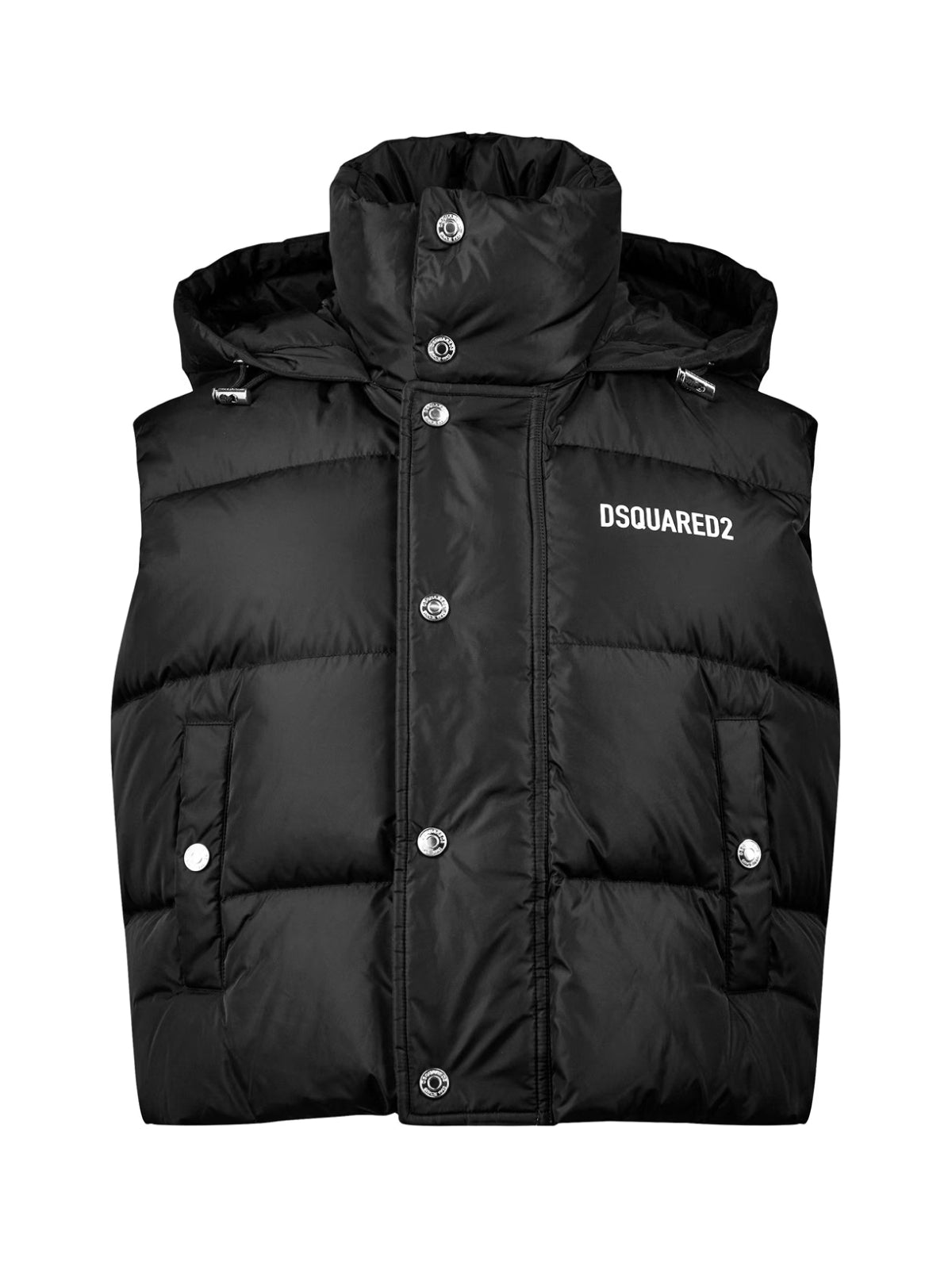 DSQUARED2 Logo Printed Down Vest Jacket for Women