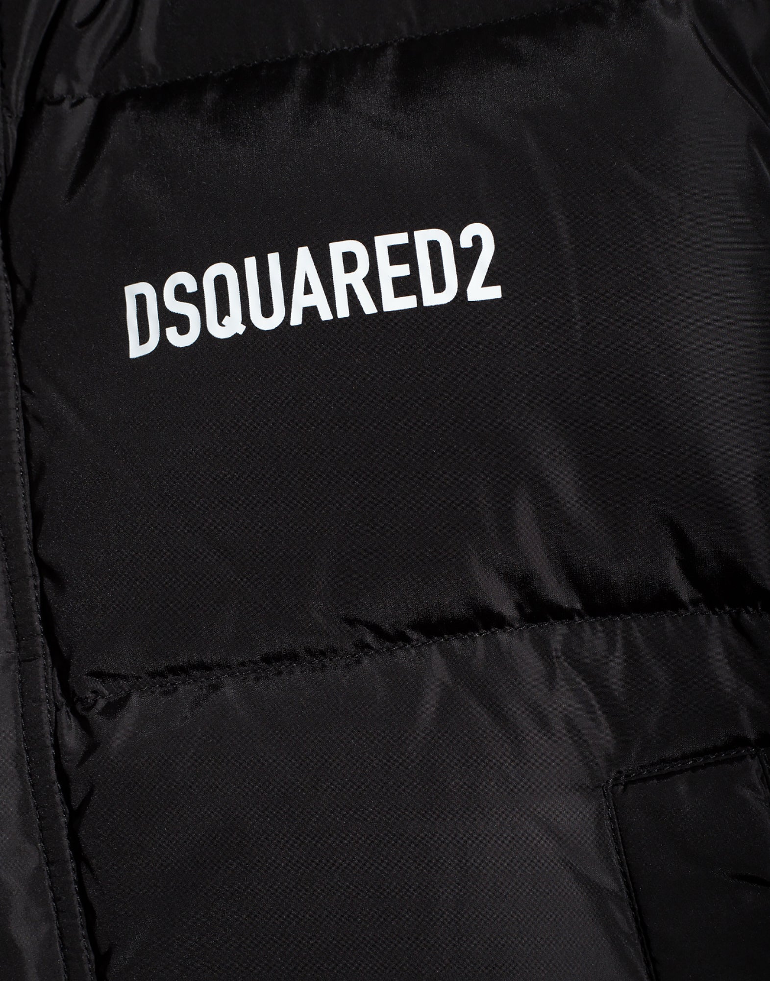 DSQUARED2 Logo Printed Down Vest Jacket for Women
