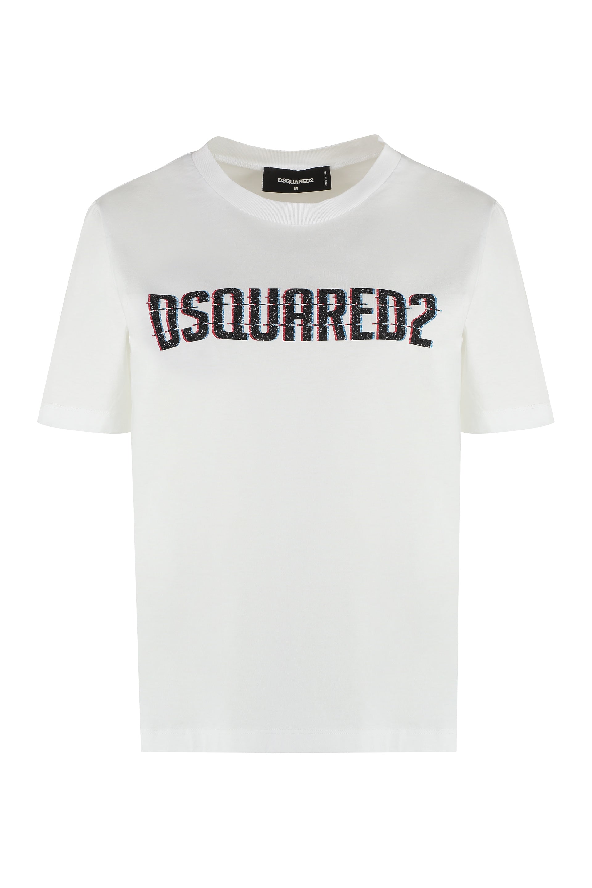 DSQUARED2 Logo Cotton T-Shirt - Toy Fit