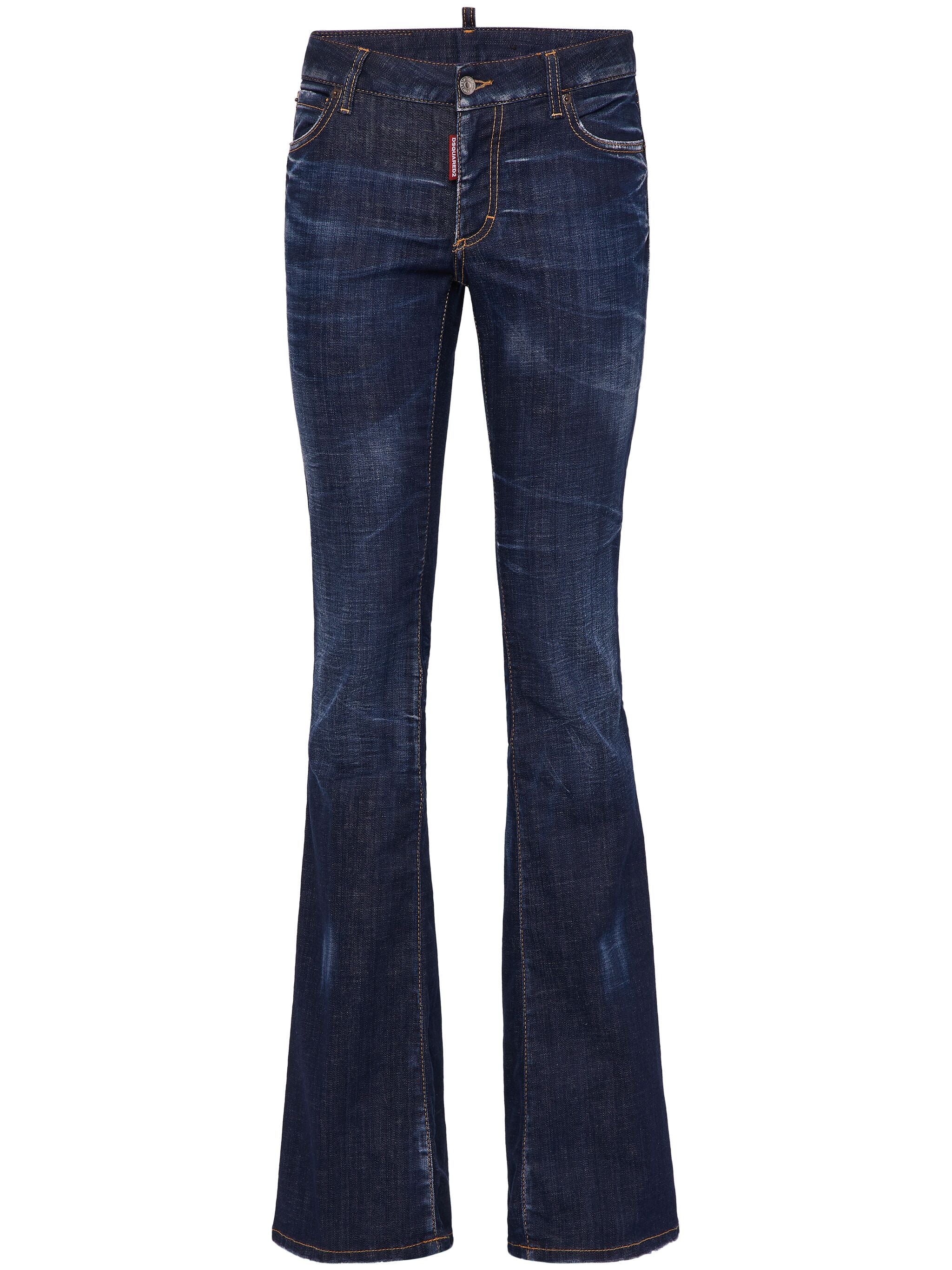 DSQUARED2 Flare Jeans with Dark Clean Wash for Women