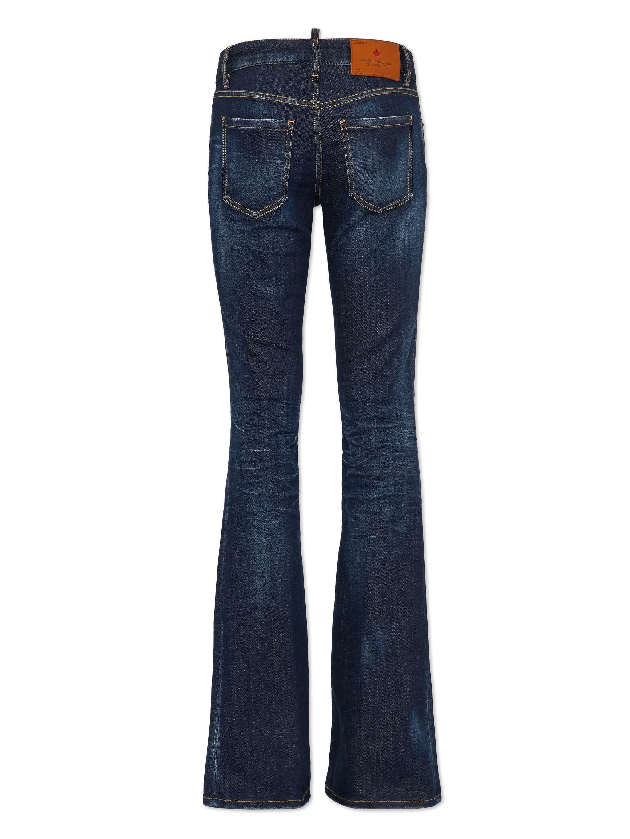 DSQUARED2 Flare Jeans with Dark Clean Wash for Women