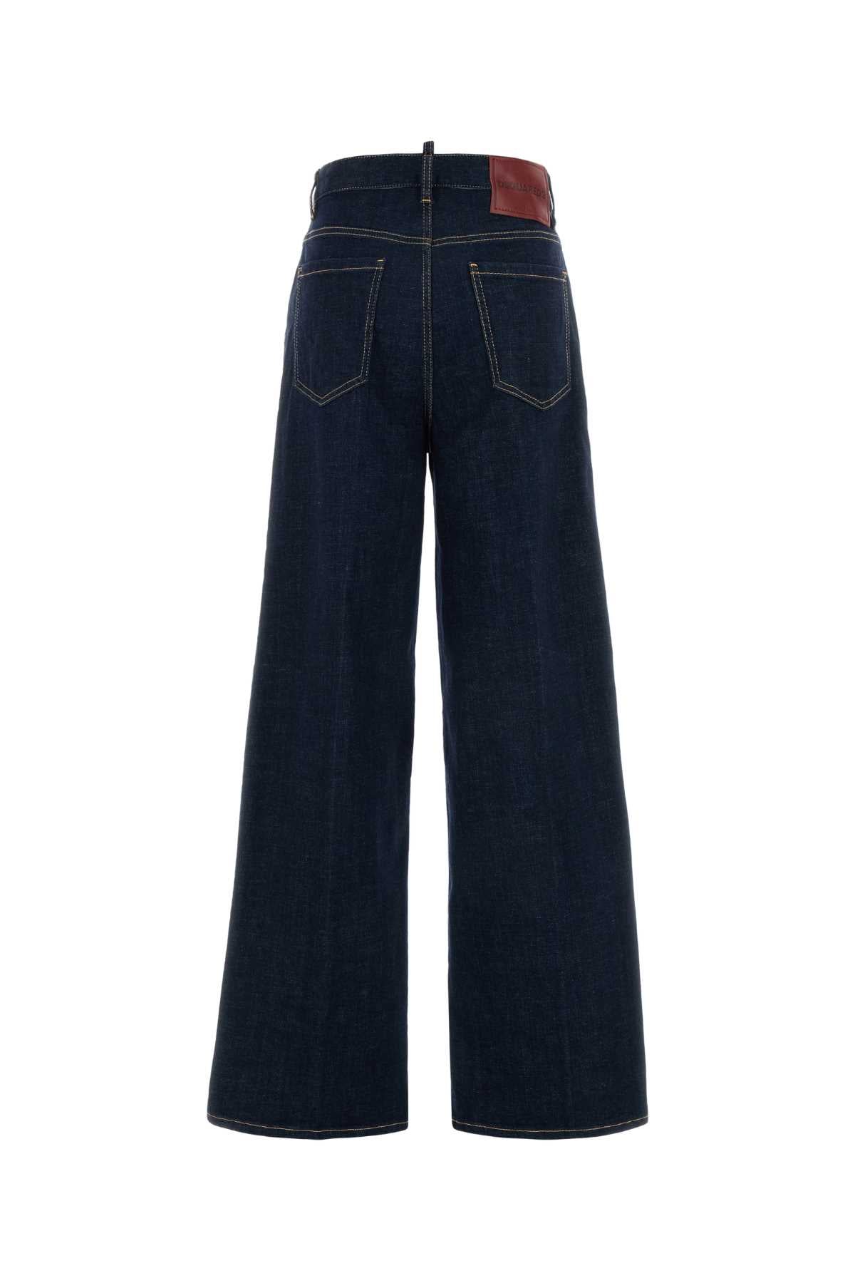 DSQUARED2 Wide-Leg Stretch Denim Travel Jeans for Women