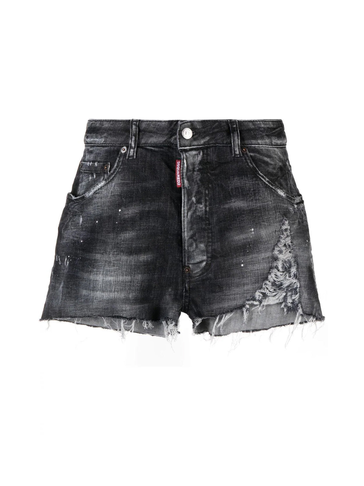 DSQUARED2 Raw Cut Baggy Denim Shorts for Women - SS24 Collection
