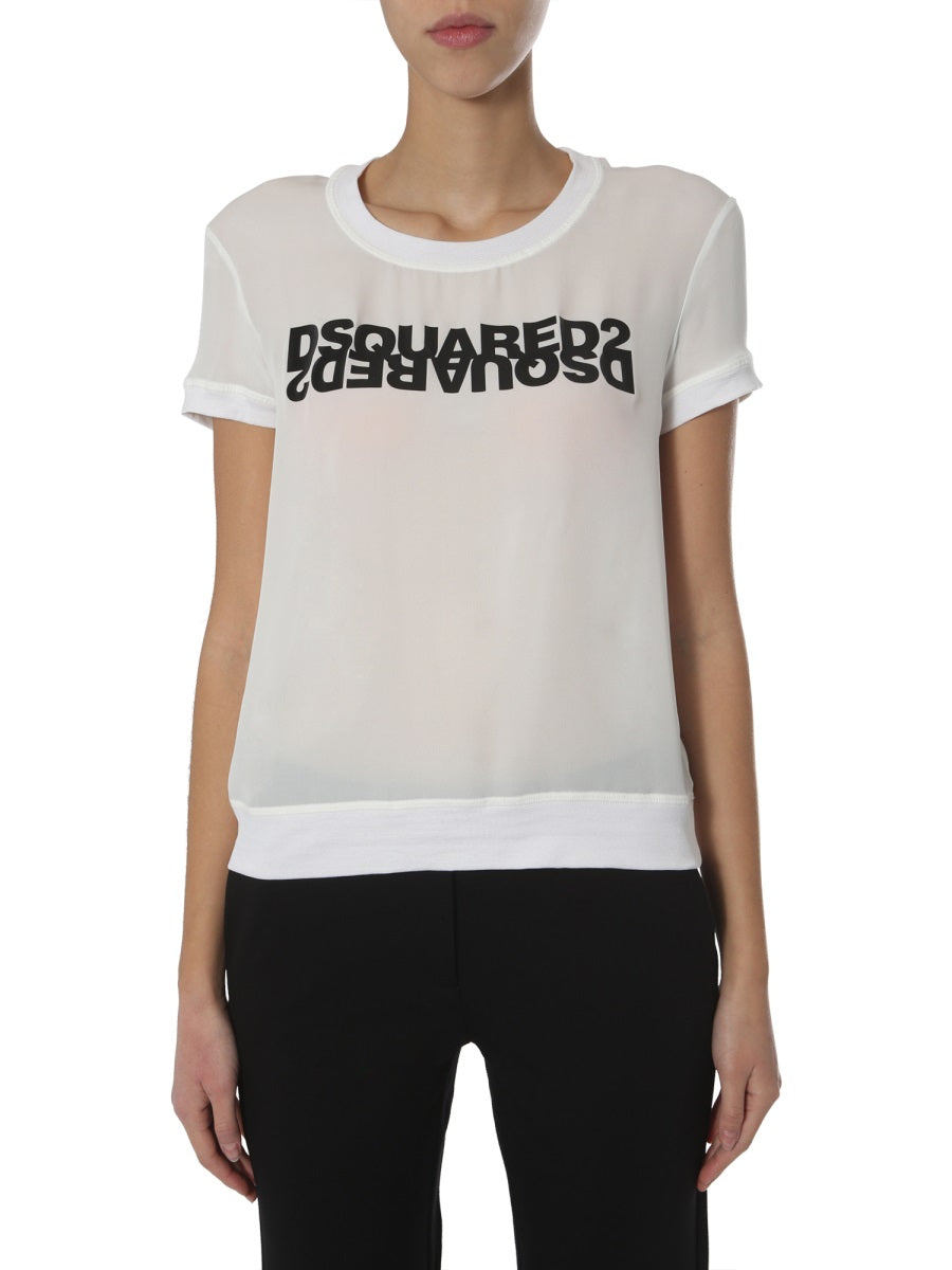 DSQUARED2 Round Neck Women's Mini Tee