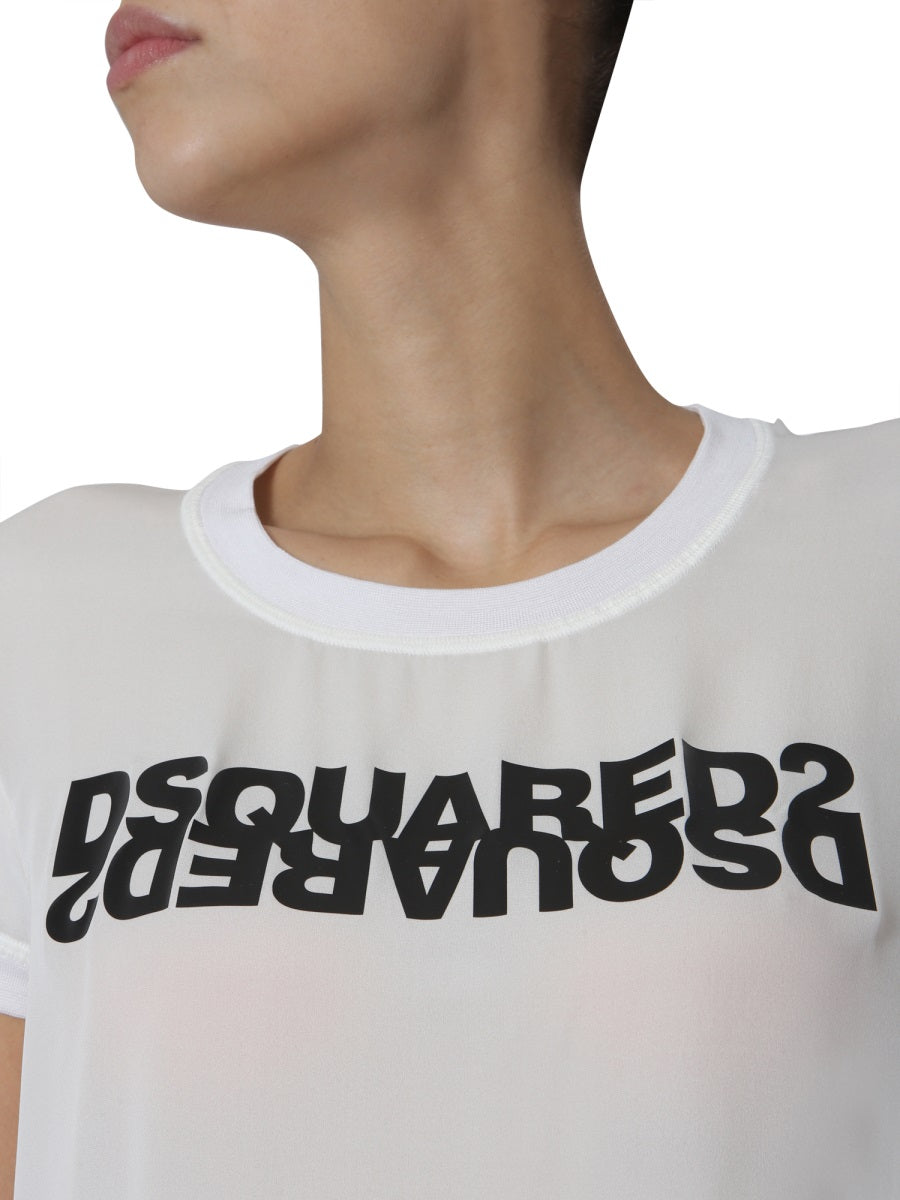 DSQUARED2 Round Neck Women's Mini Tee