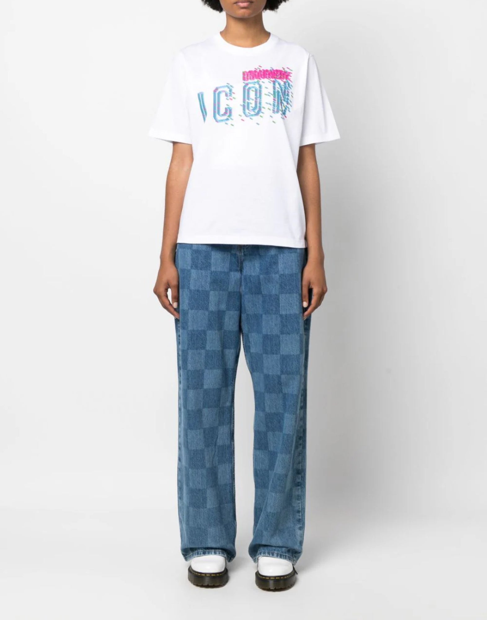 DSQUARED2 Icon Print Logo T-Shirt - Women's Short Sleeve