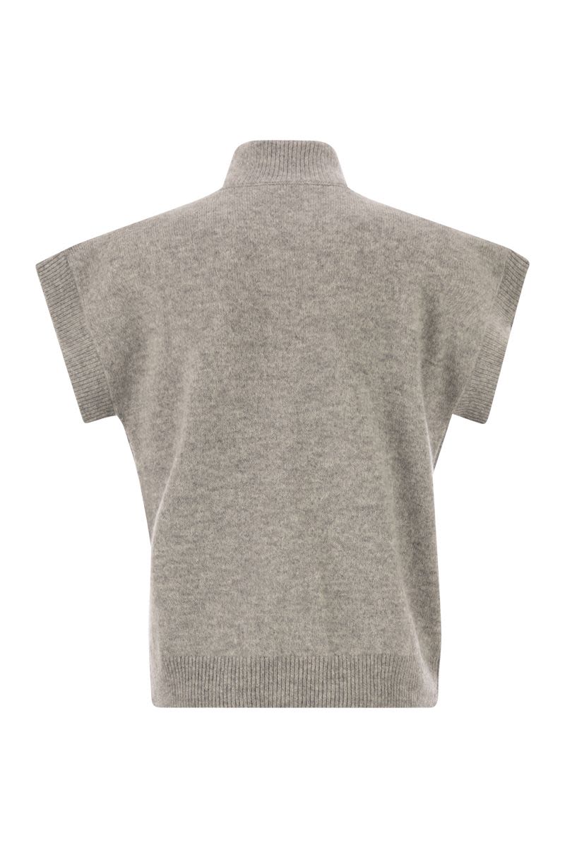 PESERICO Luxury Cashmere Lurex Silk Wool Knit Jumper - Size S/M