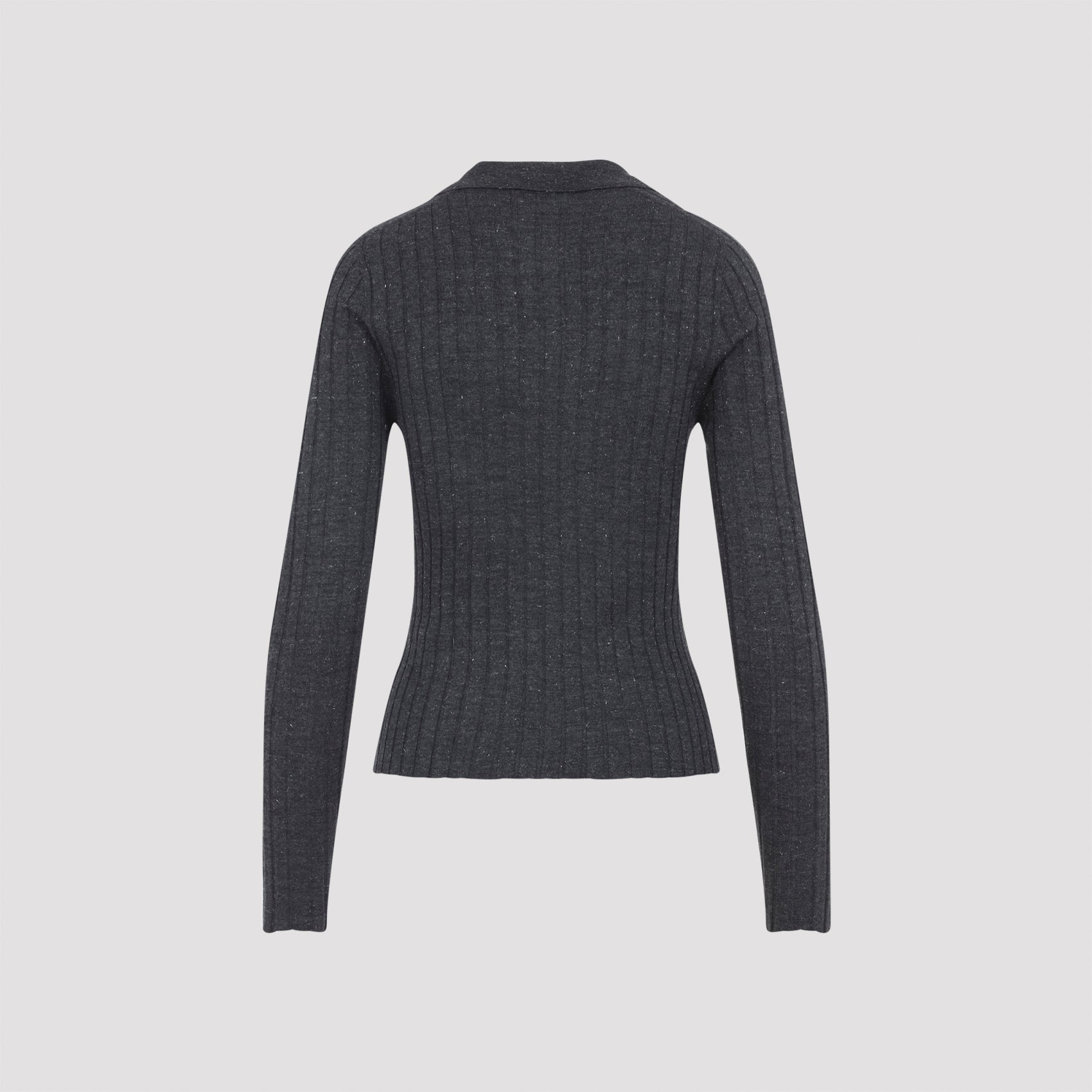 PESERICO Elegant Knit Lurex Polo for Women - FW25