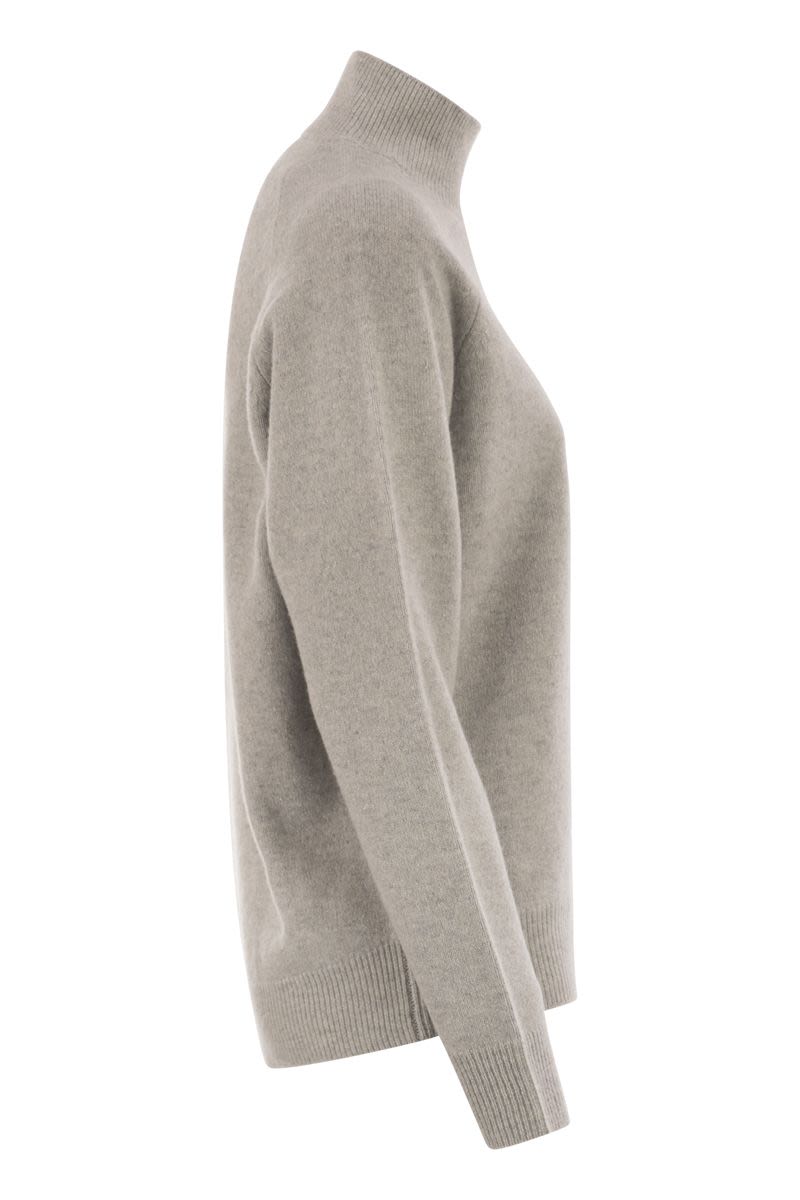 PESERICO High-Neck Jumper with Lurex