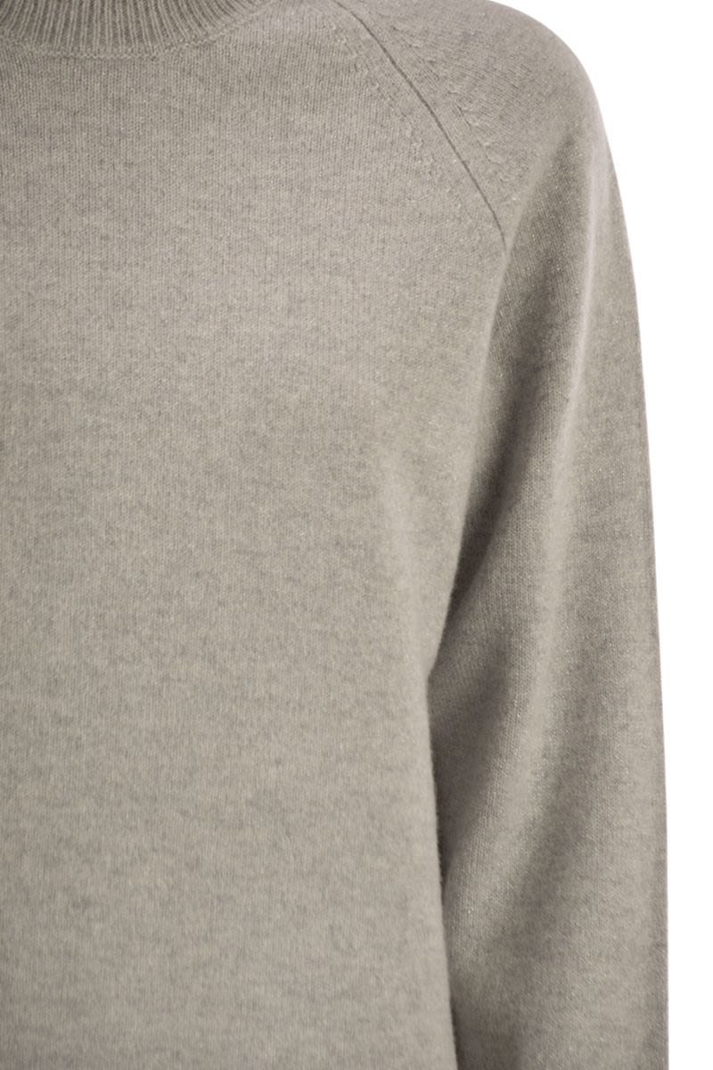PESERICO High-Neck Jumper with Lurex