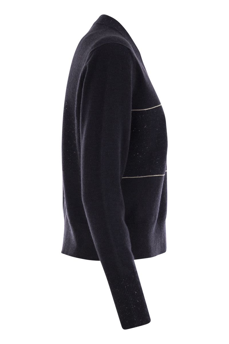 PESERICO Timeless Cardigan with Light Spots - Regular Fit