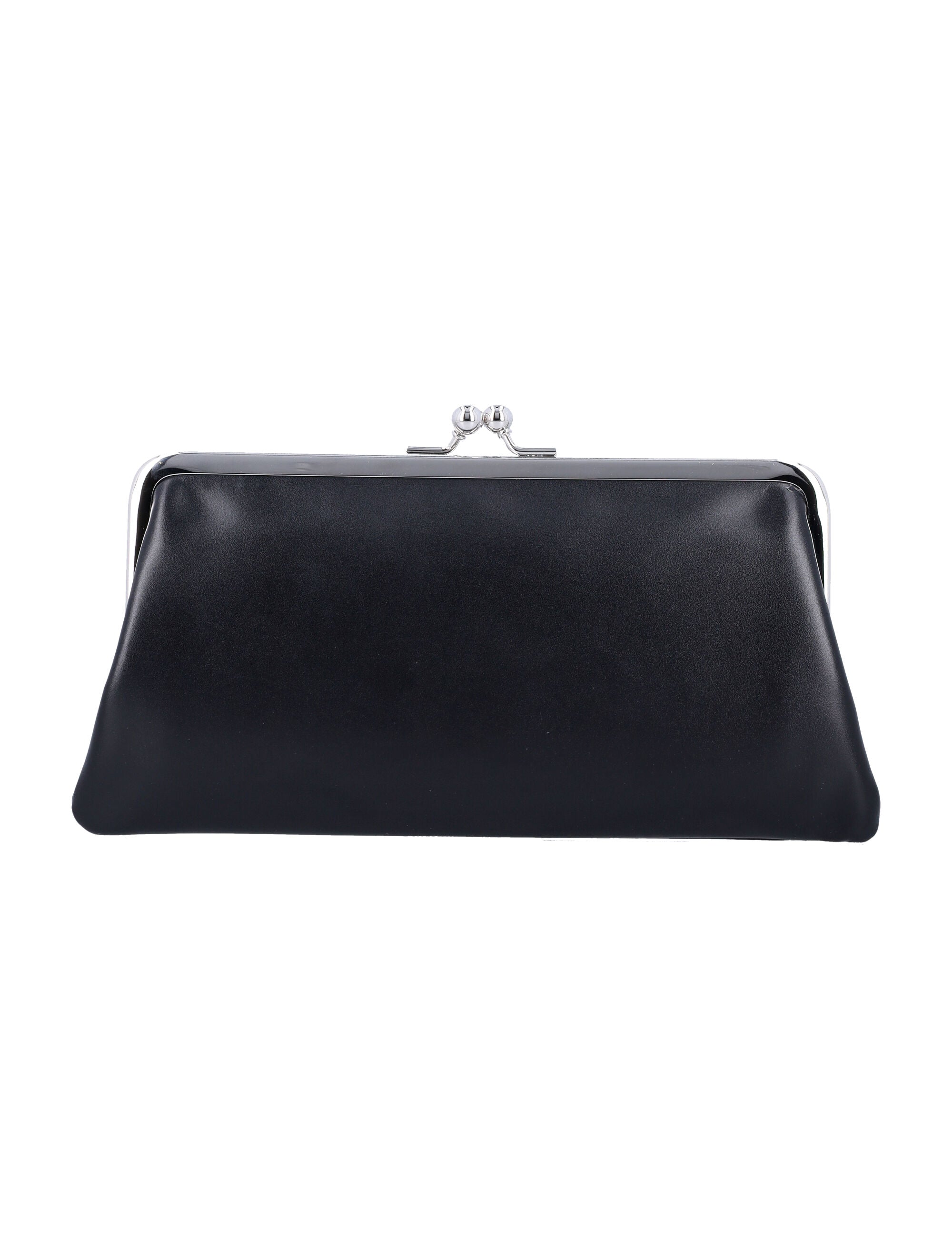 COMME DES GARÇONS WALLET Mini Kiss-Clasp Leather Purse