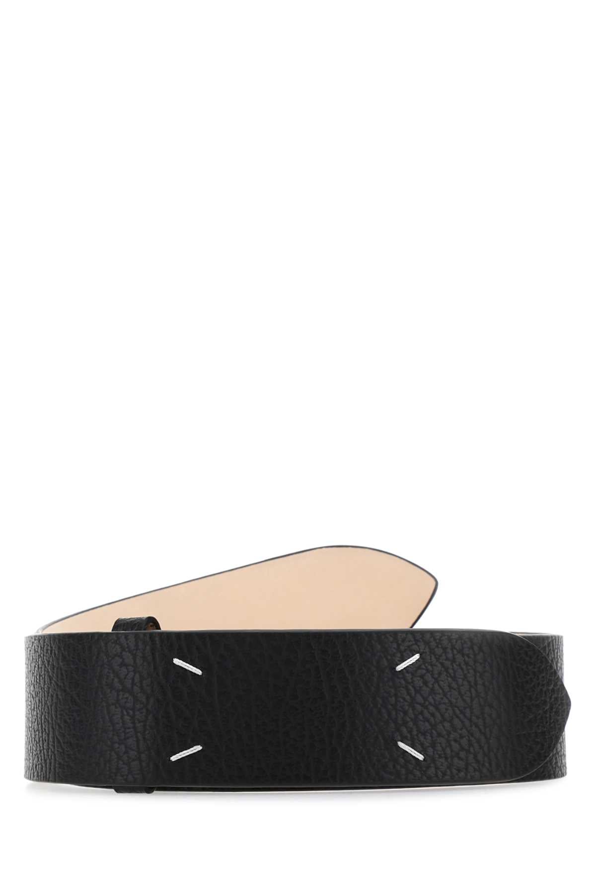 MAISON MARGIELA Classic Leather Belt for Women - Adjustable Style