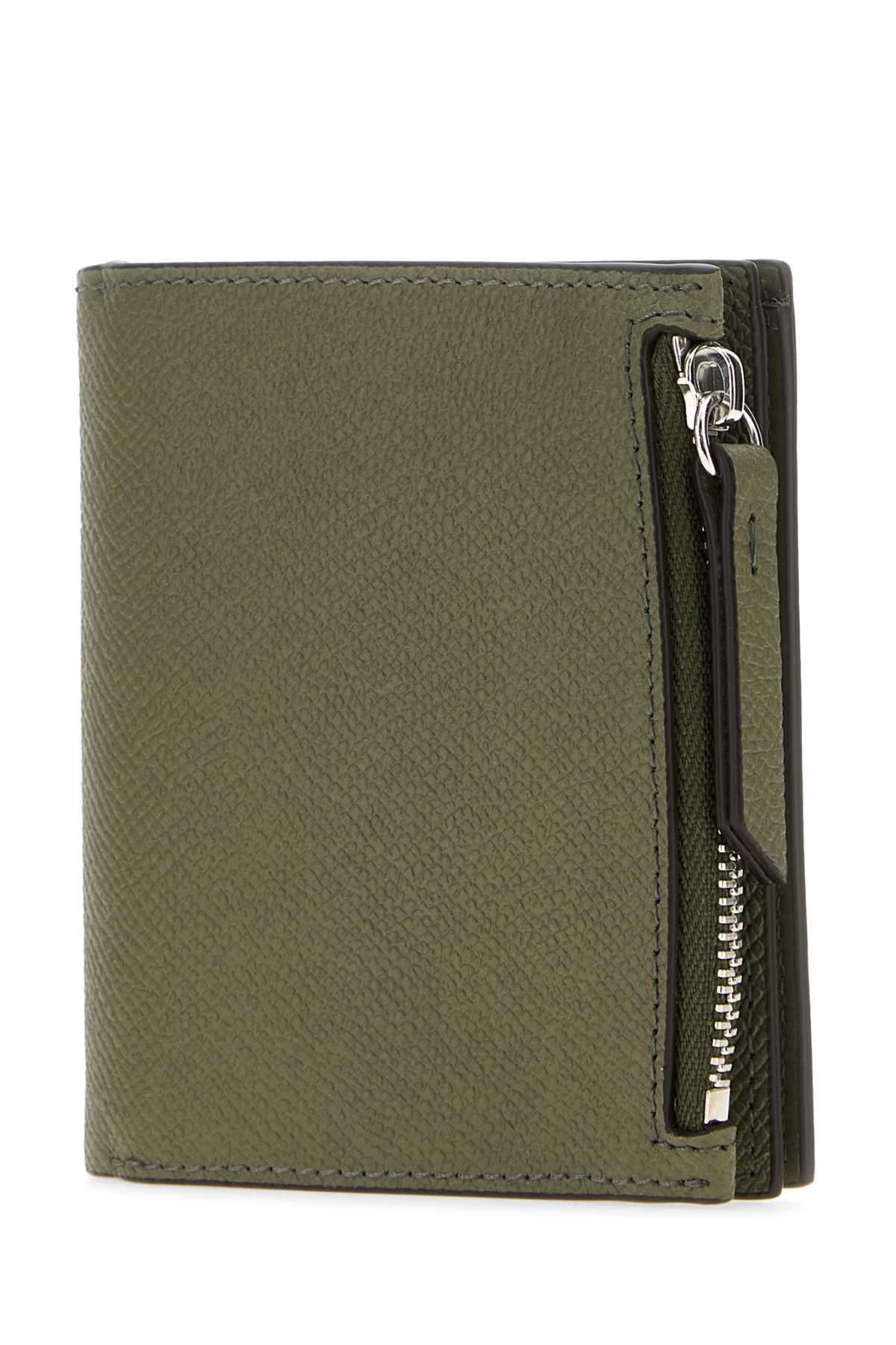 MAISON MARGIELA Mini Leather Flip Flap Wallet for Men