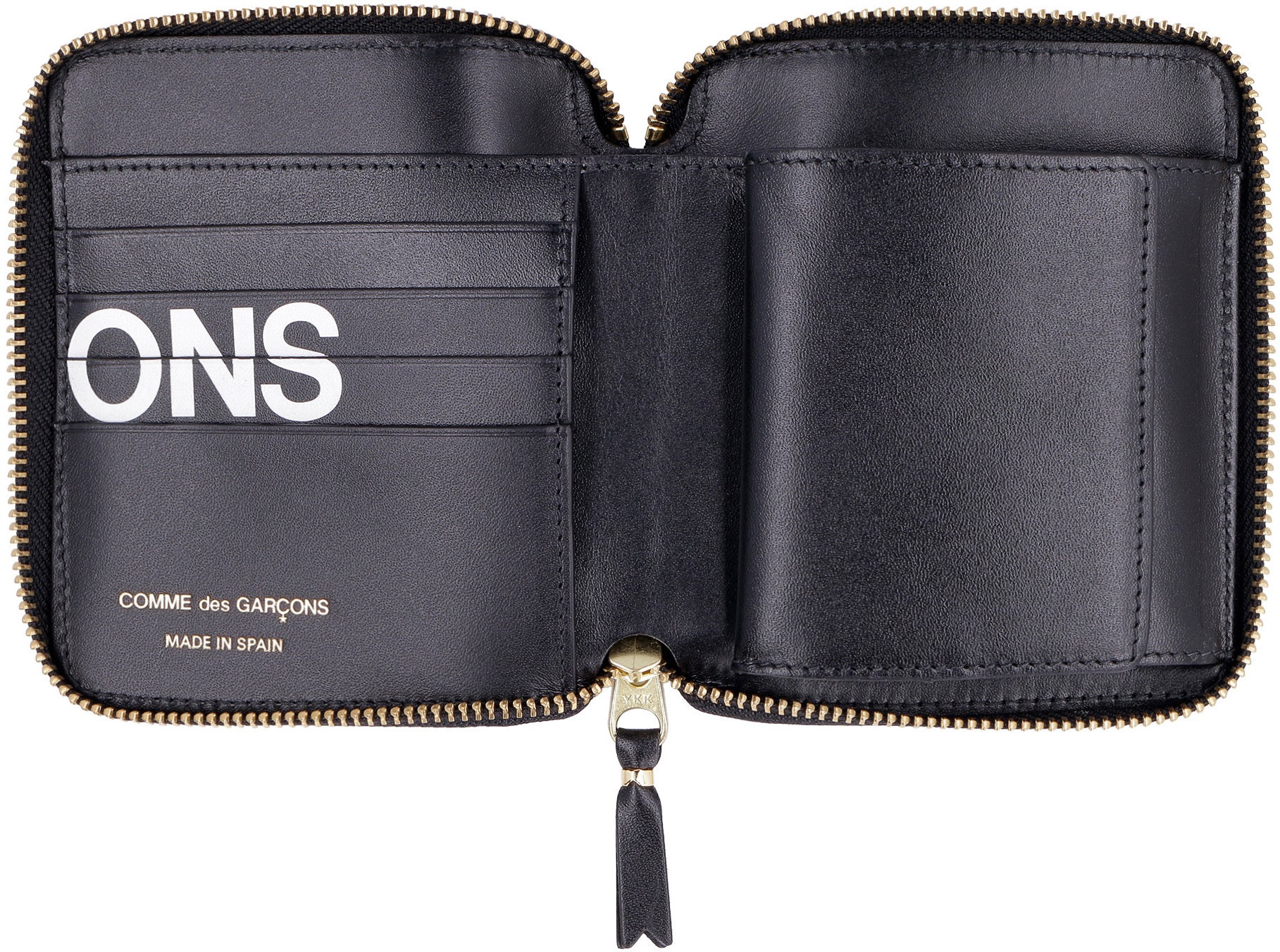 COMME DES GARÇONS WALLET Mini Logo Zip Wallet