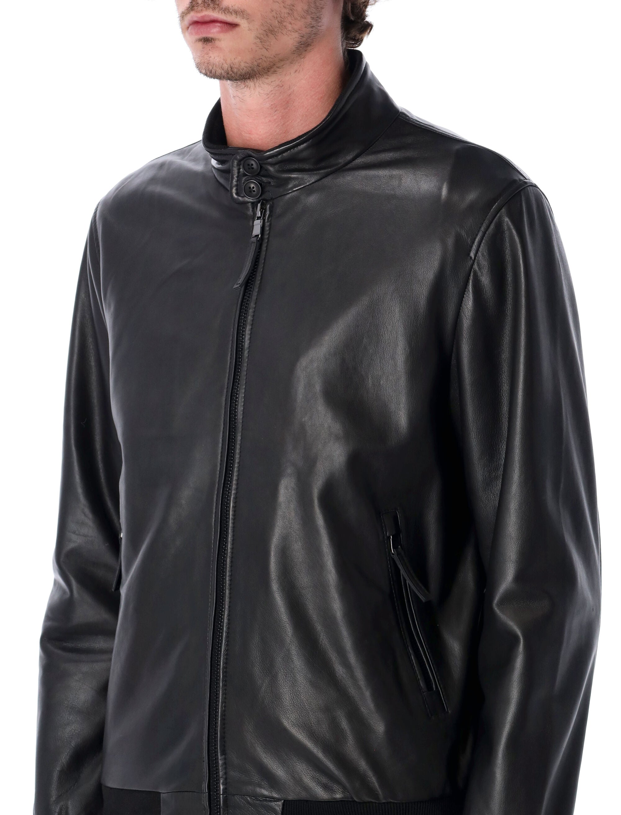 SWORD Timeless Leather Jacket for Men - Size 50