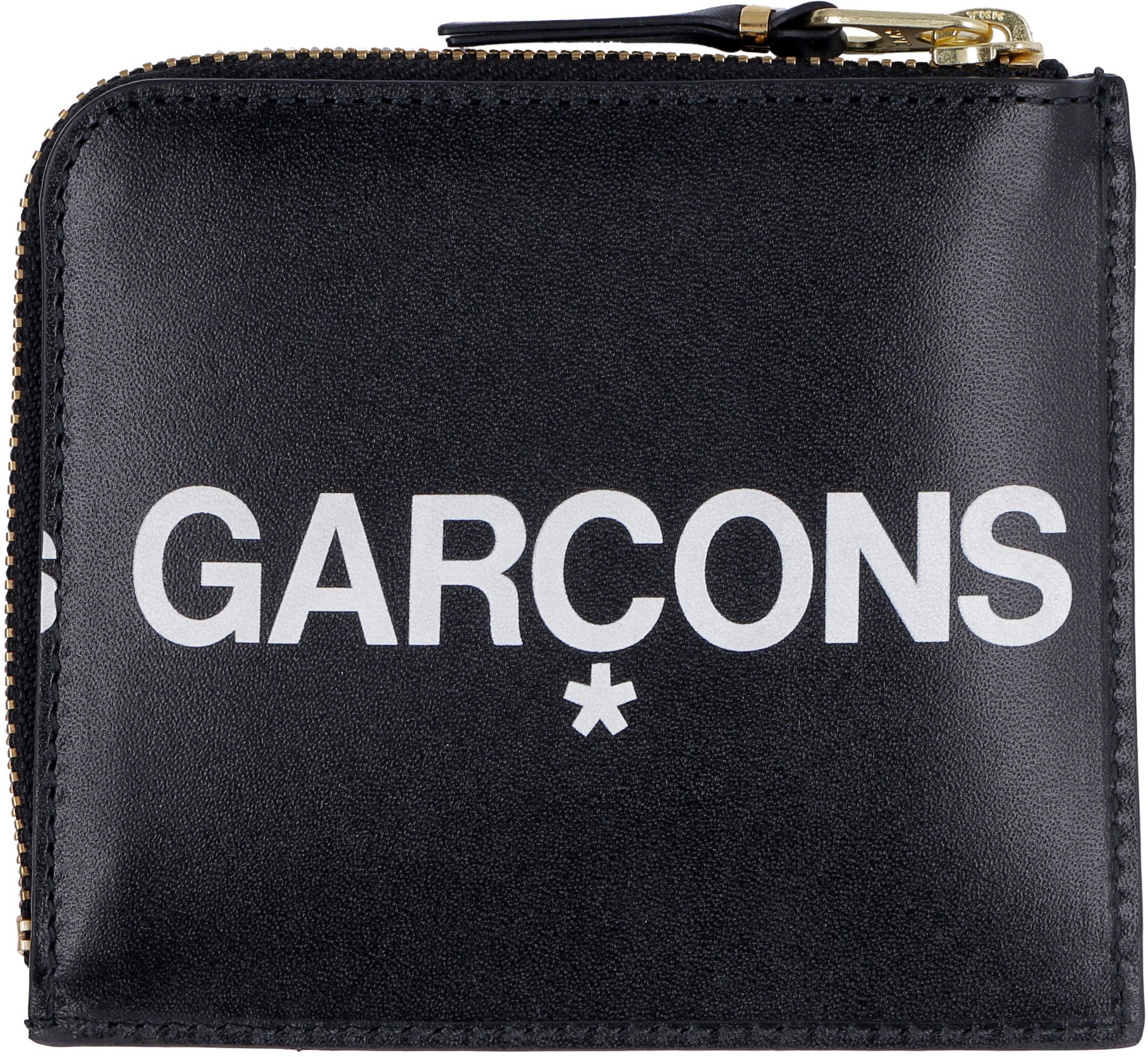 COMME DES GARÇONS WALLET Large Logo Zip Wallet