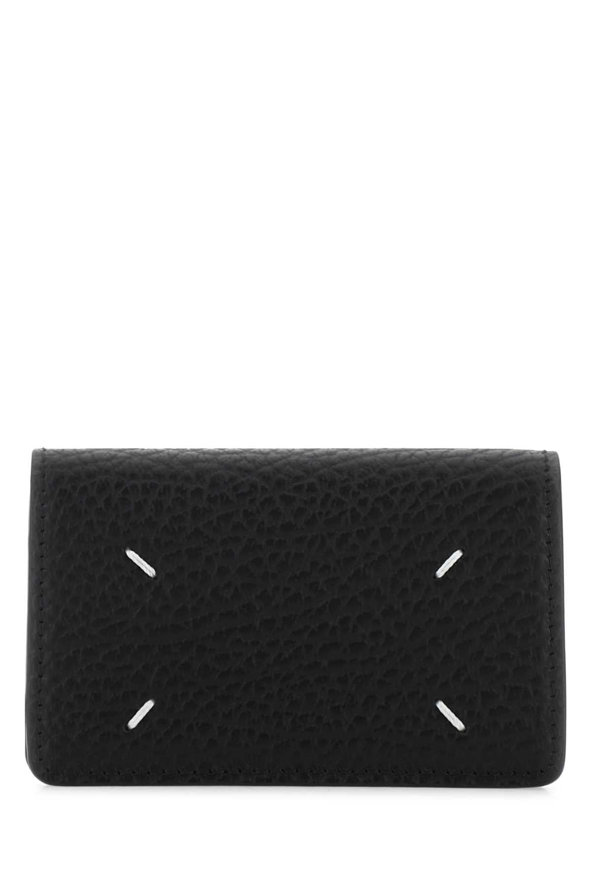 MAISON MARGIELA Mini Grained Leather Purse with Four Stitch Detail