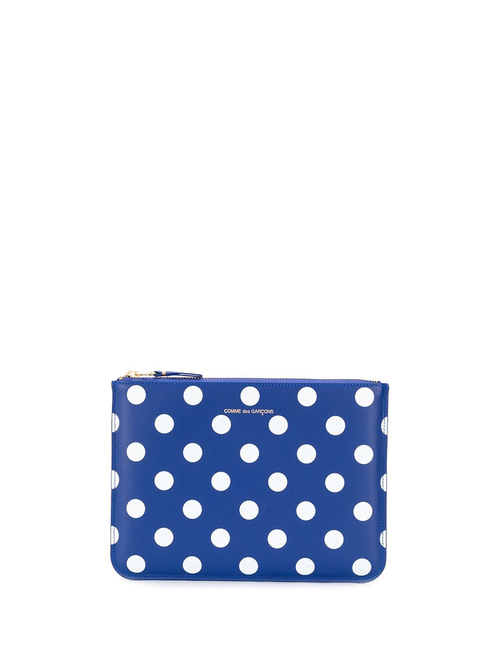 COMME DES GARÇONS WALLET Mini Polka Dot Zip Wallet (21.5 x 16 cm)