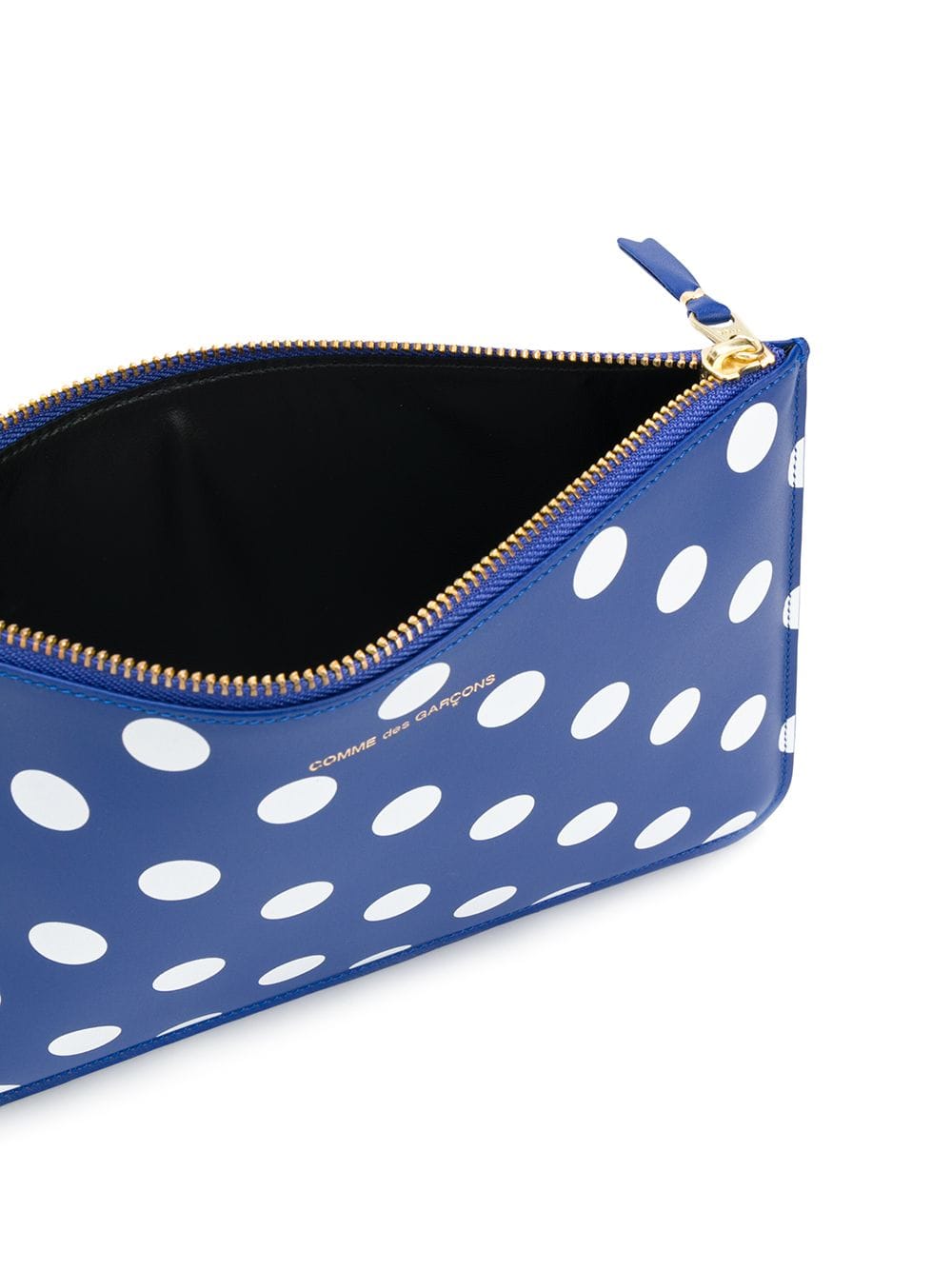 COMME DES GARÇONS WALLET Mini Polka Dot Zip Wallet (21.5 x 16 cm)